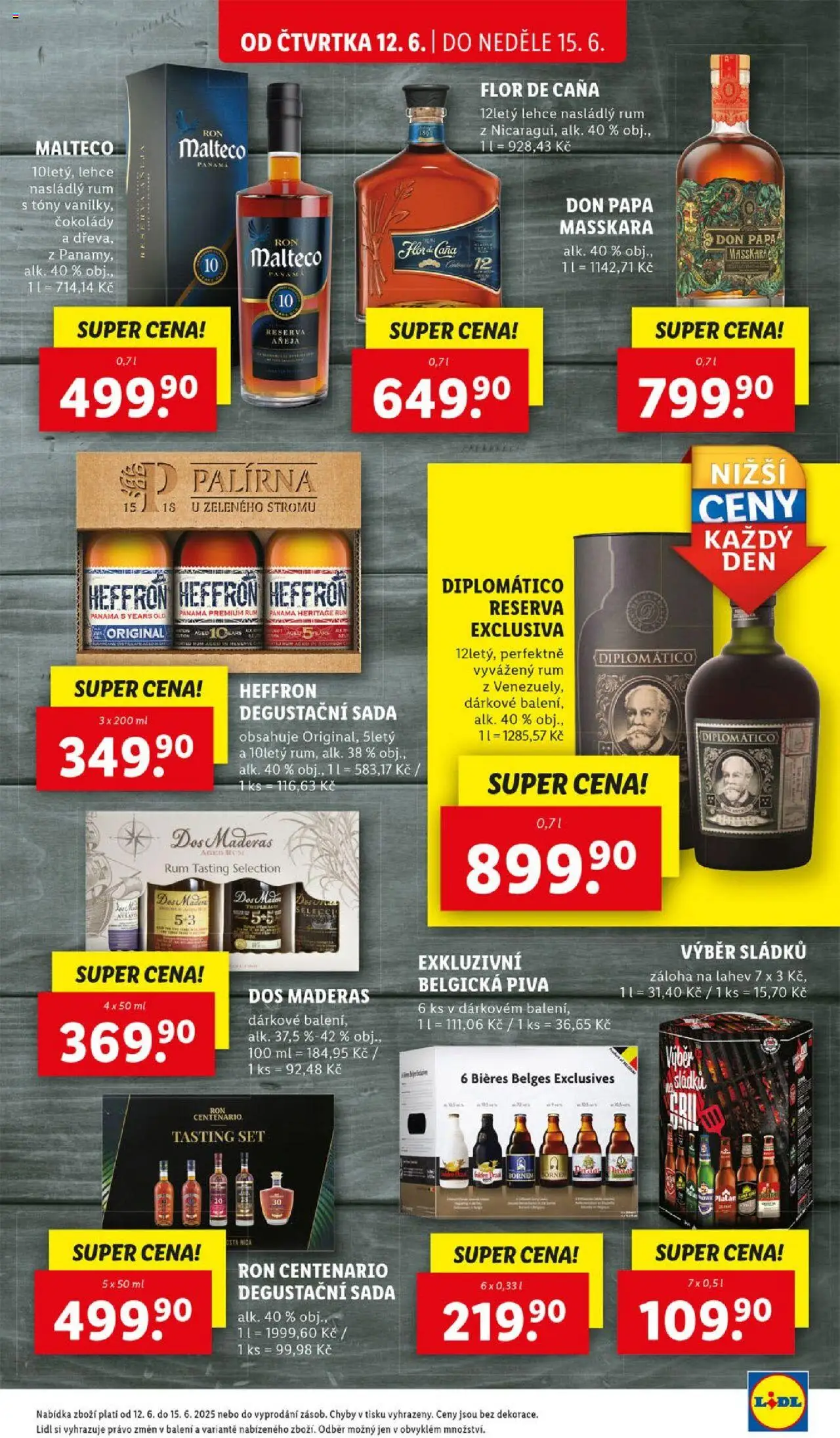 Lidl leták od 12.06.2025 | Strana: 31 | Produkty: Heffron, Rum Diplomatico, Diplomatico Reserva Exclusiva, Láhev