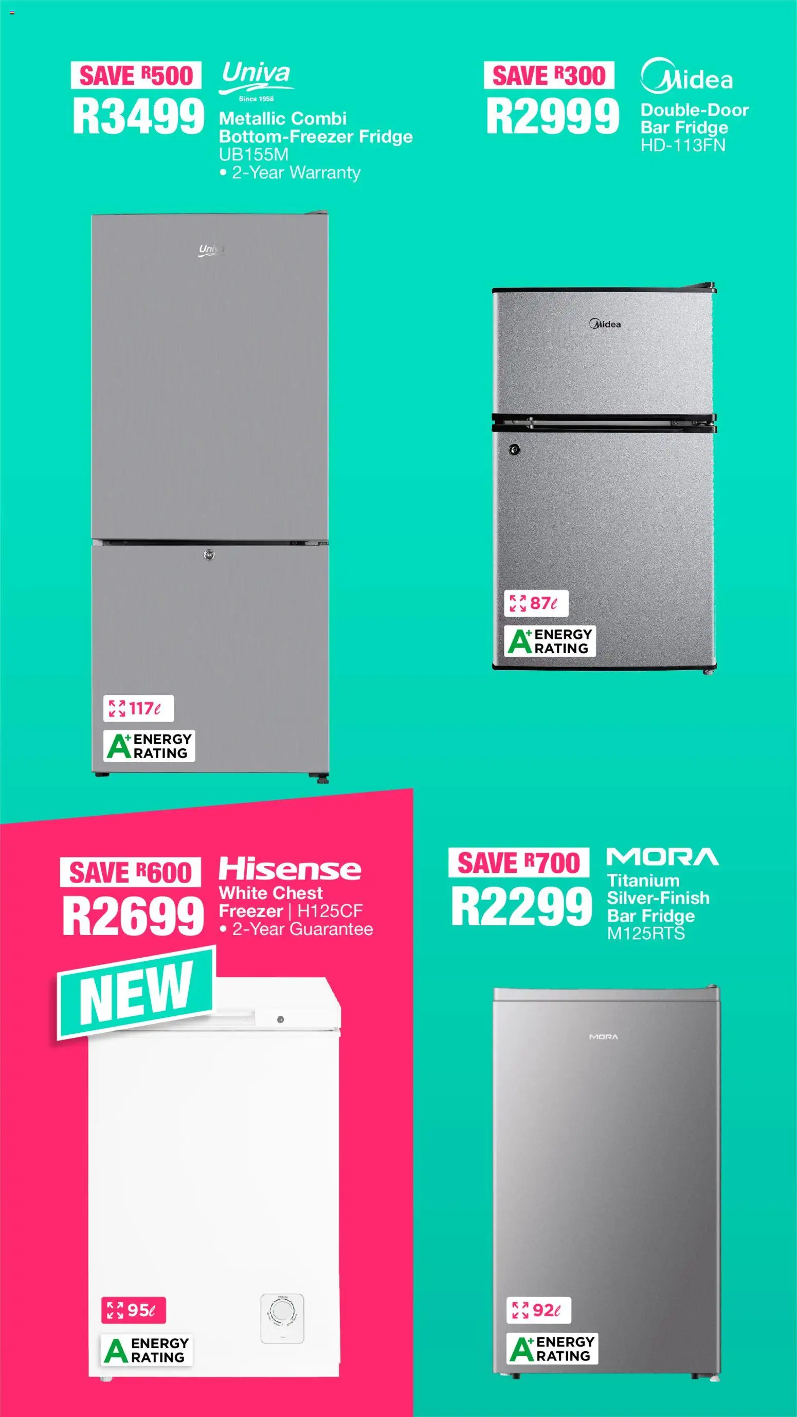 New OK Furniture catalogue – valid from 05.01.2026 | Page: 3 | Products: Freezer, Fridge, Chest freezer