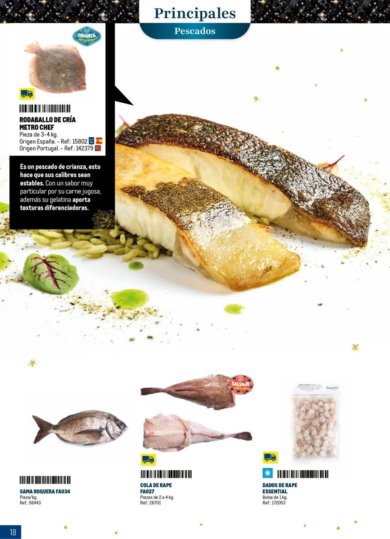Makro - Comidas y Cenas de Navidad Canarias │ válido desde el 03.10.2025 | Página: 18 | Productos: Gelatina, Pescado, Bolsa