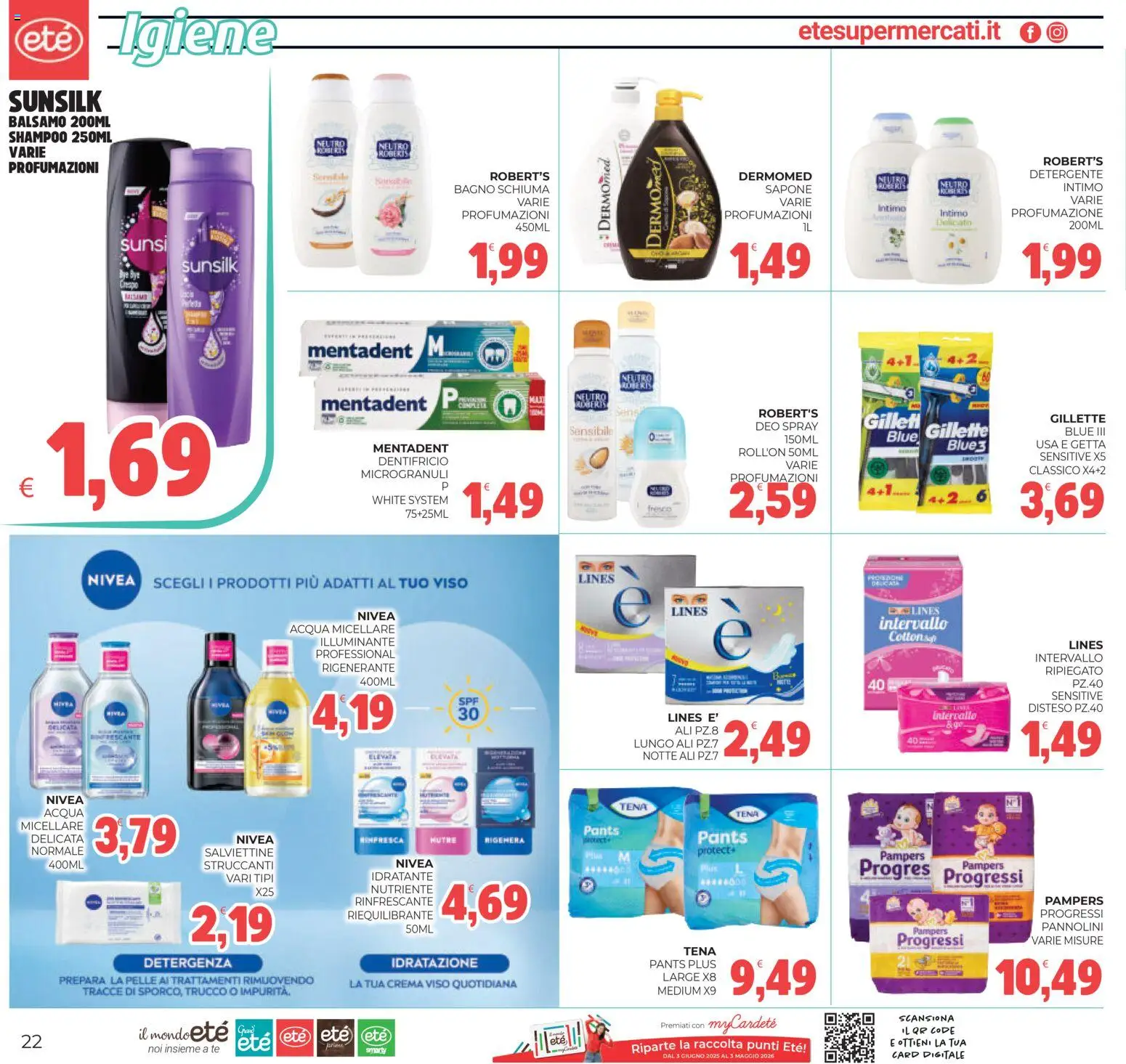 Volantino Eté del 27.02.2026 | Pagina: 22 | Prodotti: Dentifricio, Tè, Intimo, Trucco