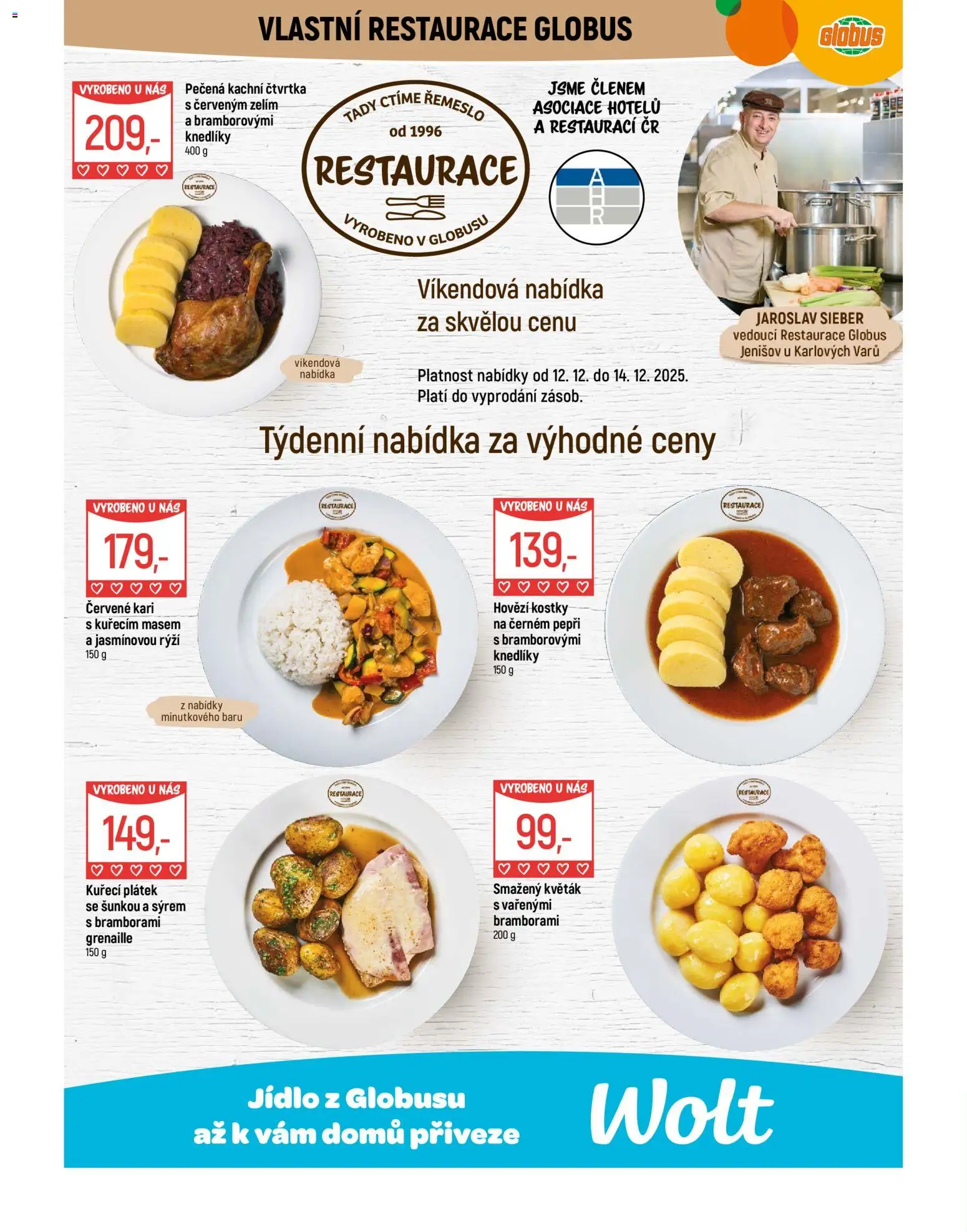 Globus leták - Karlovy Vary od 10.12.2025 | Strana: 5 | Produkty: Hovězí, Globus, Květák, Kostky