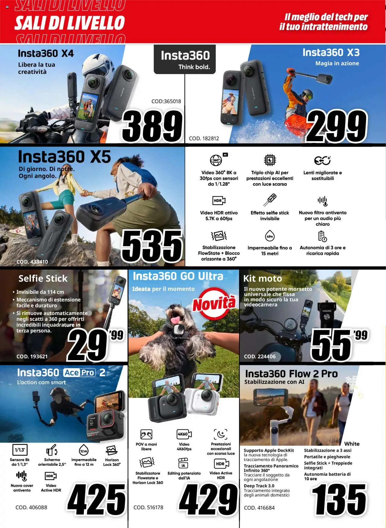 Volantino Media World del 04.10.2025 | Pagina: 8 | Prodotti: Schermo, Video, Videocamera, Batteria