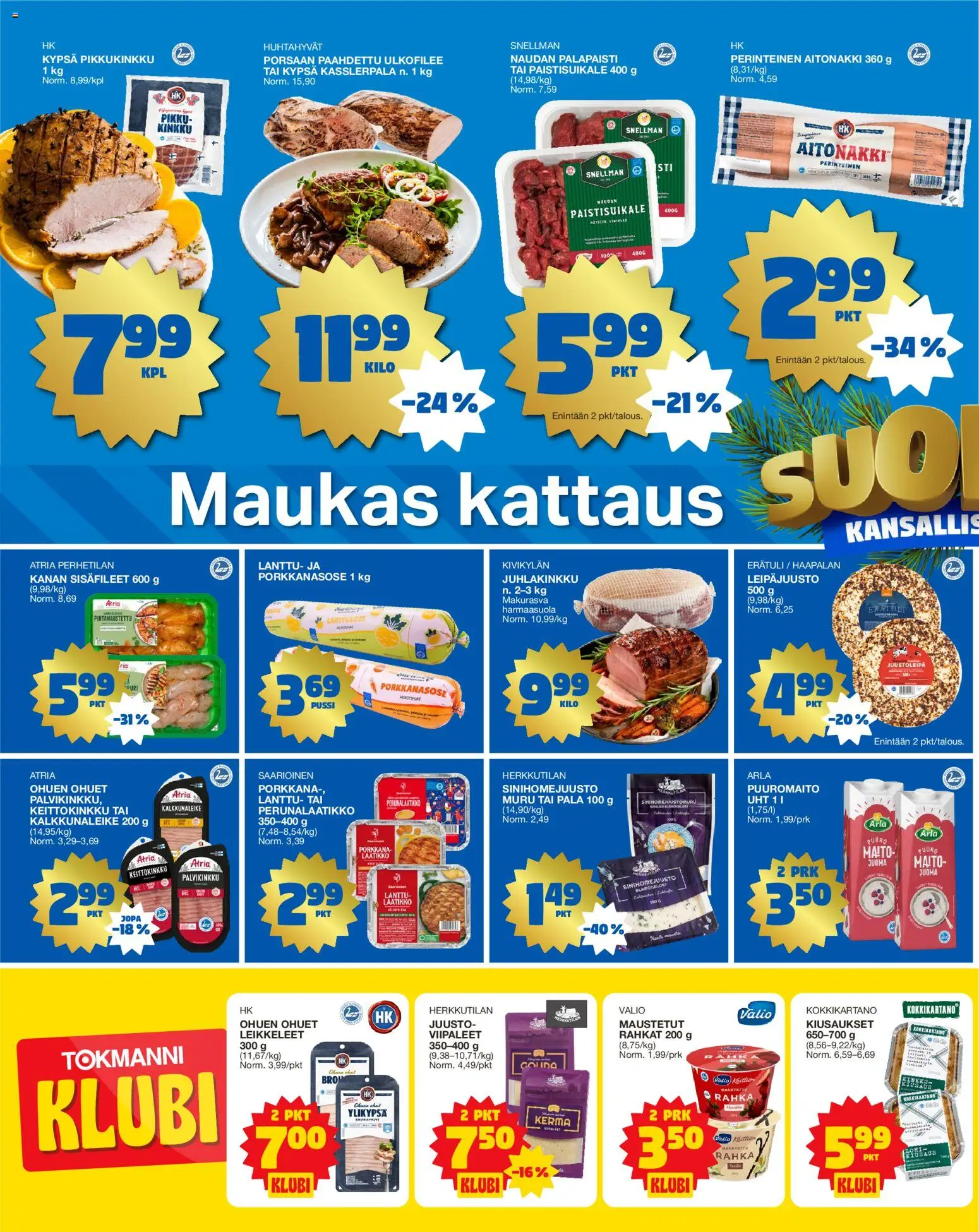 Tokmanni - EUROSPAR – voimassa 04.12.2025 alkaen | Sivu: 2