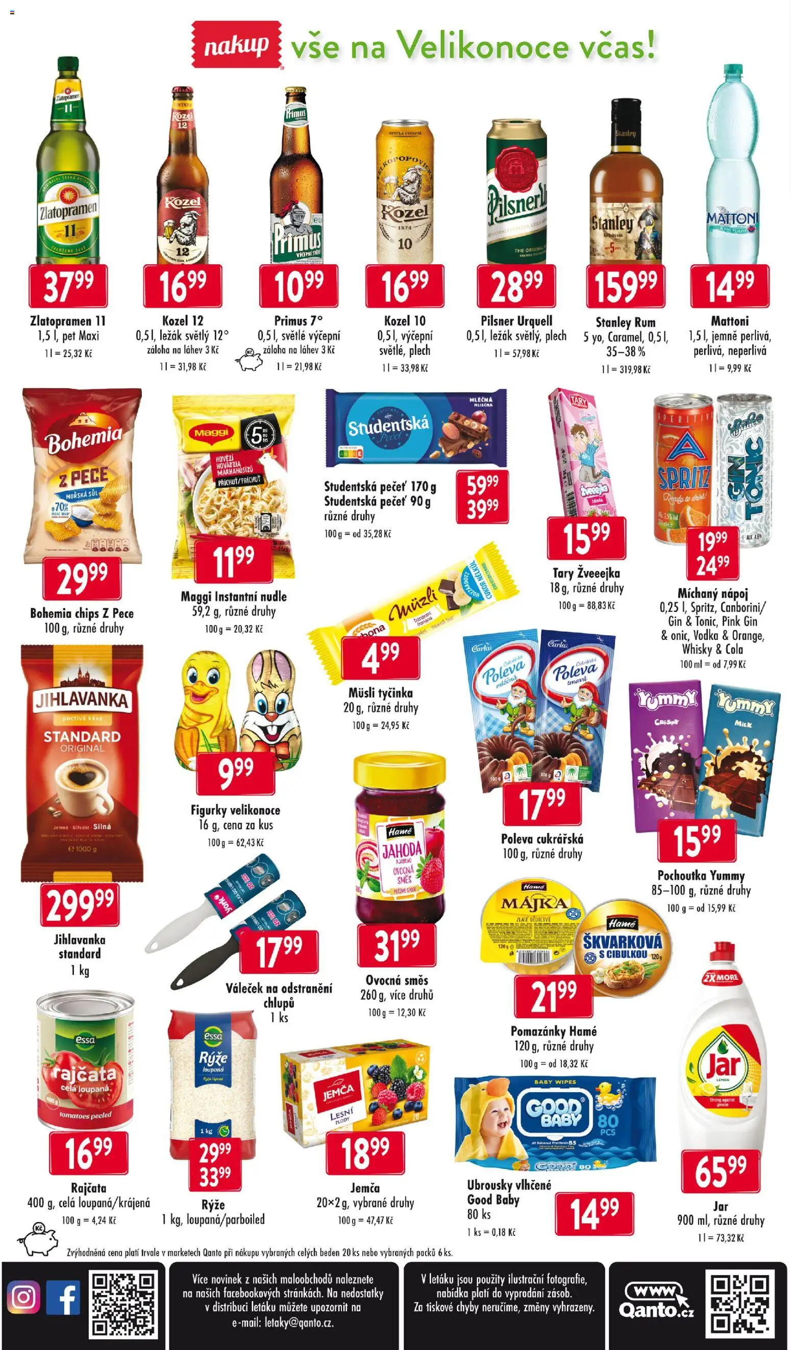 Astur & Qanto leták od 12.03.2026 | Strana: 4 | Produkty: Gin, Müsli, Nudle, Cola