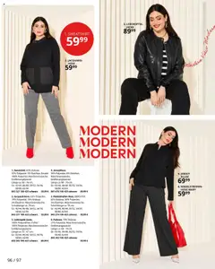 Ulla Popken Prospekt 	 ab 01.10.2025 gültig | Seite: 96 | Produkte: Sweatshirt, Bluse, Jacke, Hose
