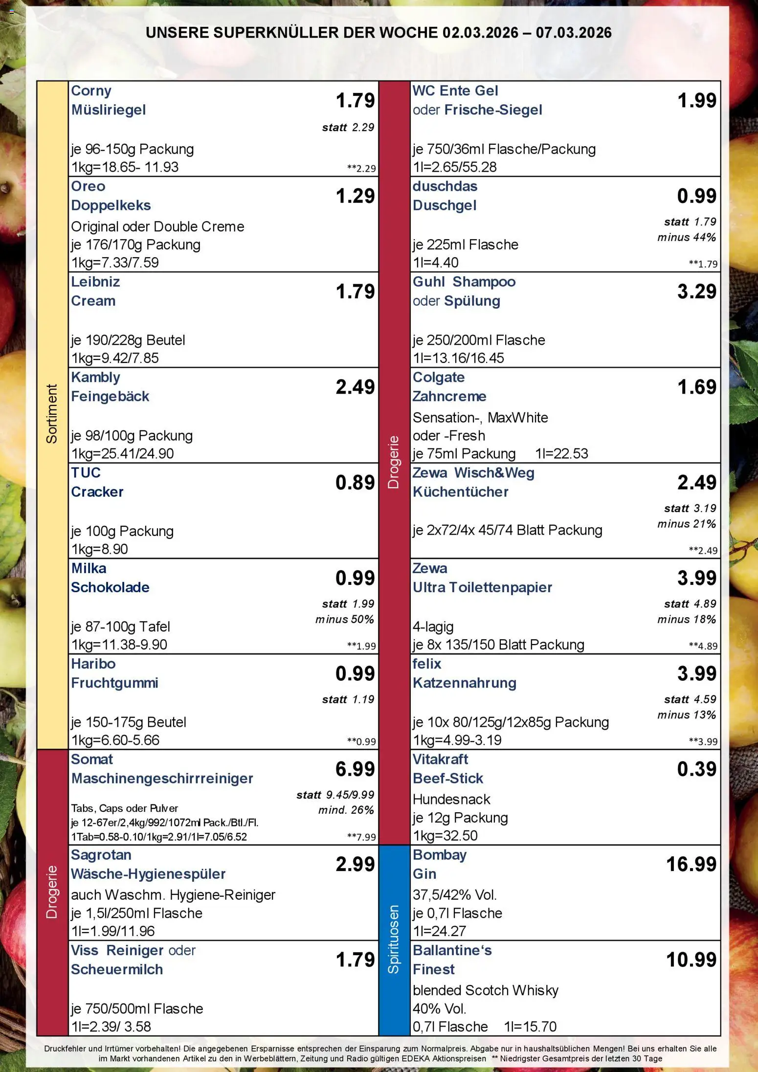 Simmel - Bayern – gültig ab 02.03.2026 | Seite: 3 | Produkte: Schokolade, Creme, Duschdas, Toilettenpapier