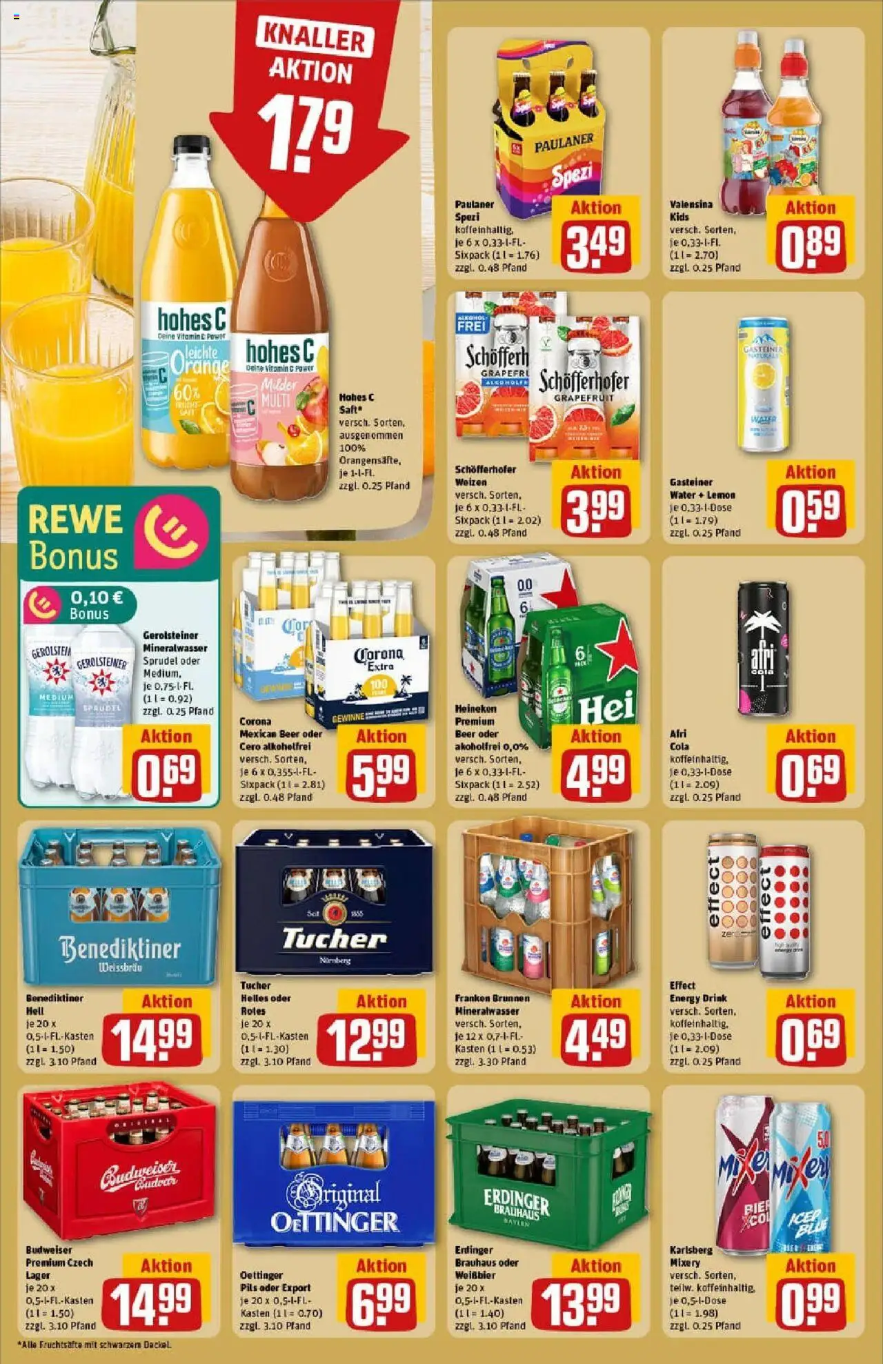 Rewe prospekt Pegnitz	 - gültig ab dem 06.07.2025 | Seite: 18 | Produkte: Cola, Paulaner spezi, Benediktiner hell, Mixery