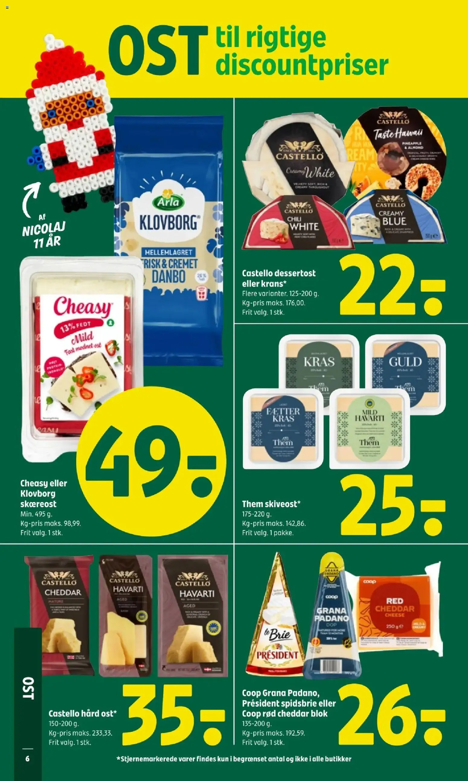 Coop 365 tilbudsavis – gyldig fra 27.11.2025 | Side: 8 | Produkter: Cheddar