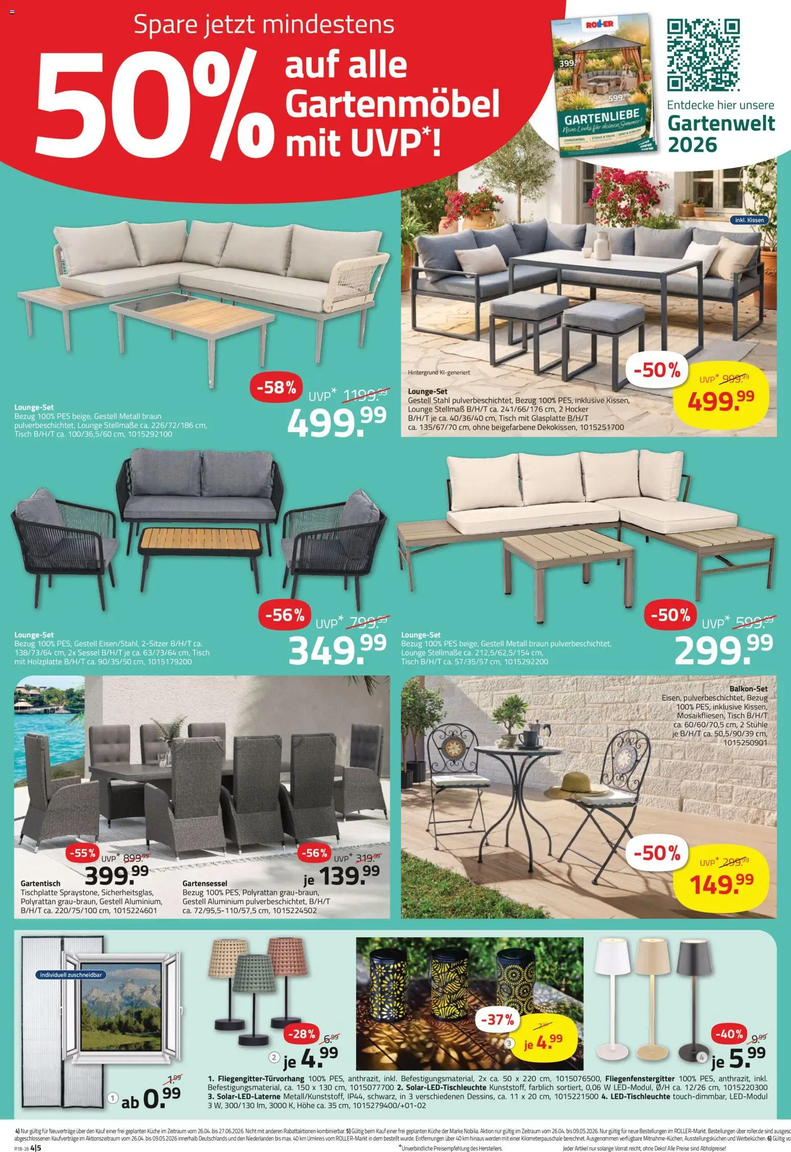 Roller Prospekt 	 – gültig ab 26.04.2026 | Seite: 10 | Produkte: Hocker, Kissen, Tisch, Küche