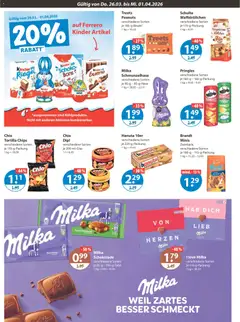 V-Markt Angebote ab 26.03.2026 gültig | Seite: 12 | Produkte: Schokolade, Milka, Pringles, Chips