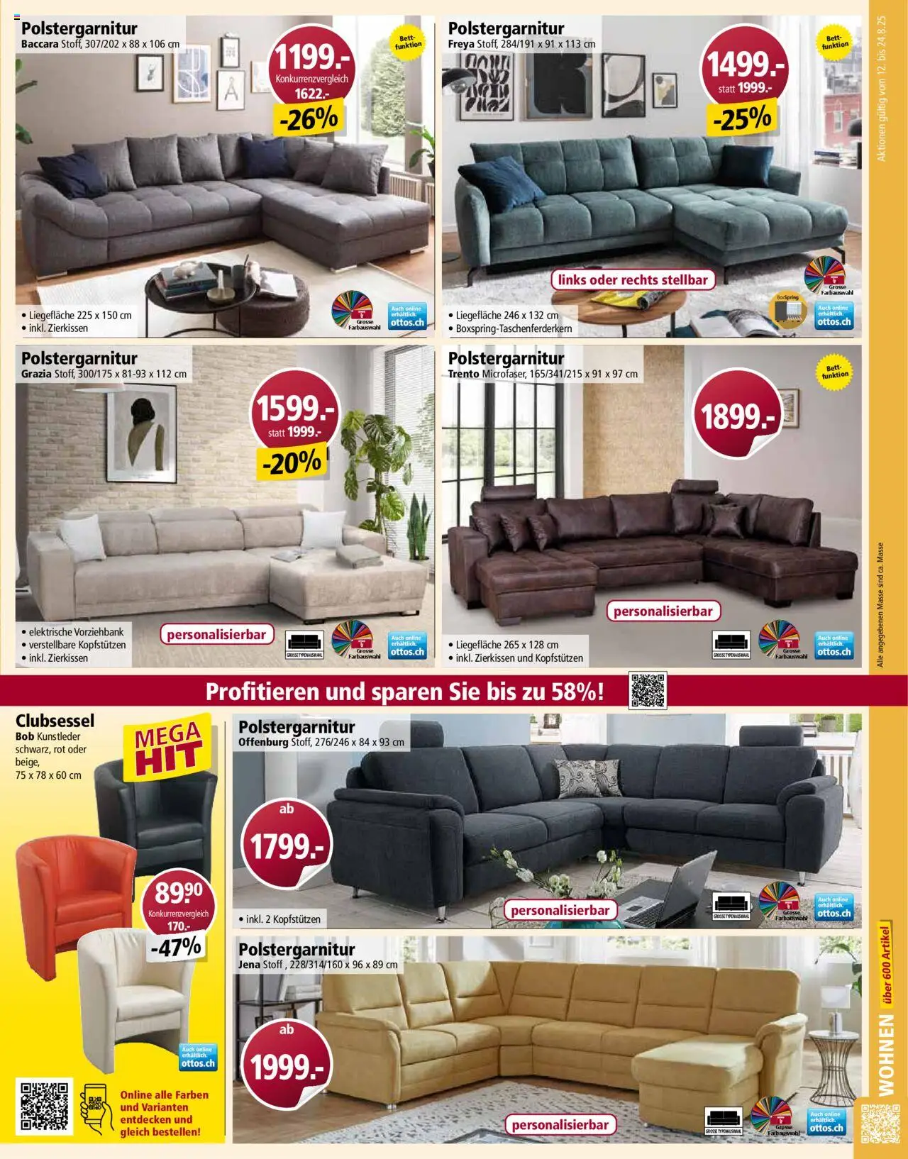 Otto's Aktionen ab 12.08.2025 | Seite: 5 | Produkte: Bett