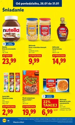 Pogląd oferty "Płatki śniadaniowe Reese's Puffs**, 326 g" - ważna od 26.01.2026 | Strona: 50