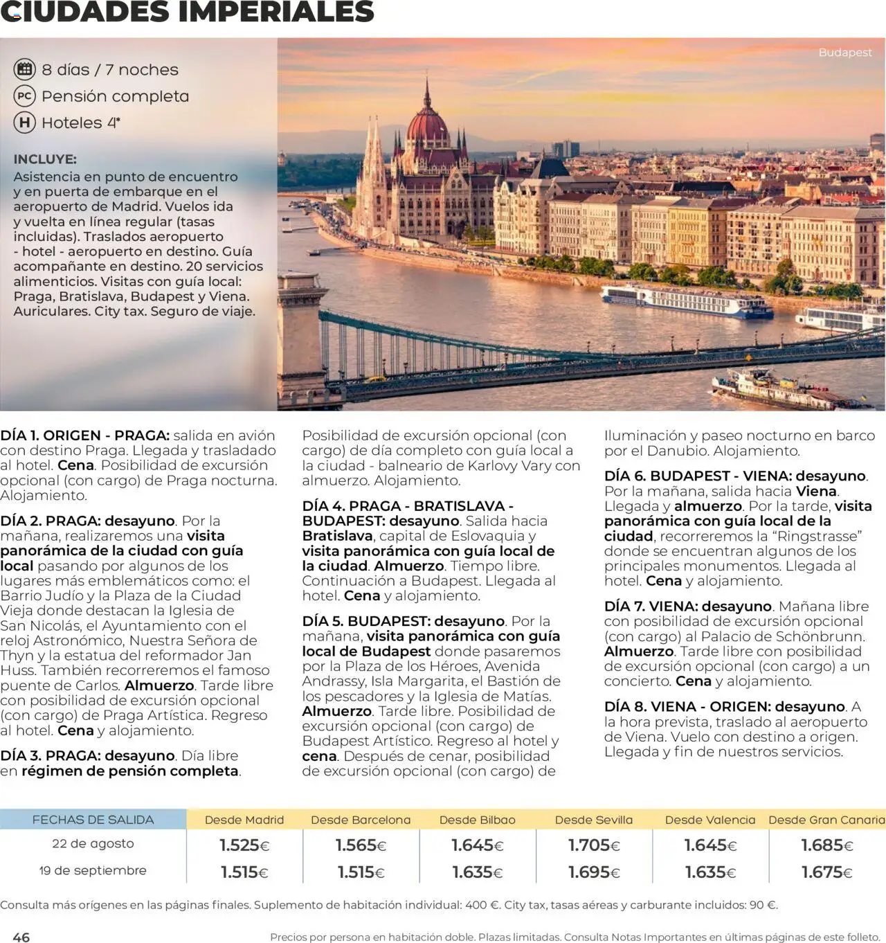 Viajes El Corte Inglés folleto │ válido desde el 01.04.2025 | Página: 46 | Productos: Reloj, PC, Galette de chaise