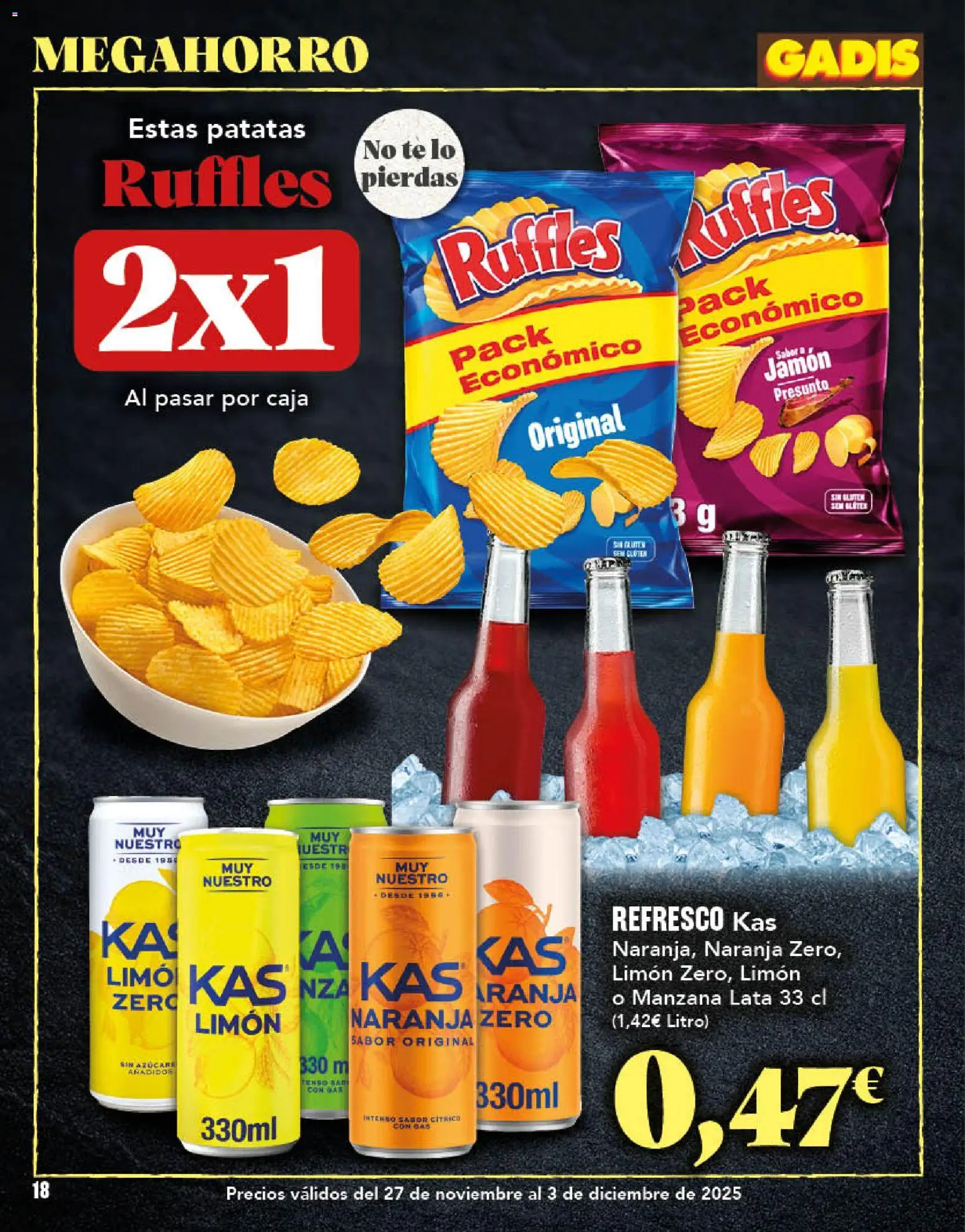 Gadis - folleto │ válido desde el 27.11.2025 | Página: 18 | Productos: Jamón, Manzana, Té, Caja