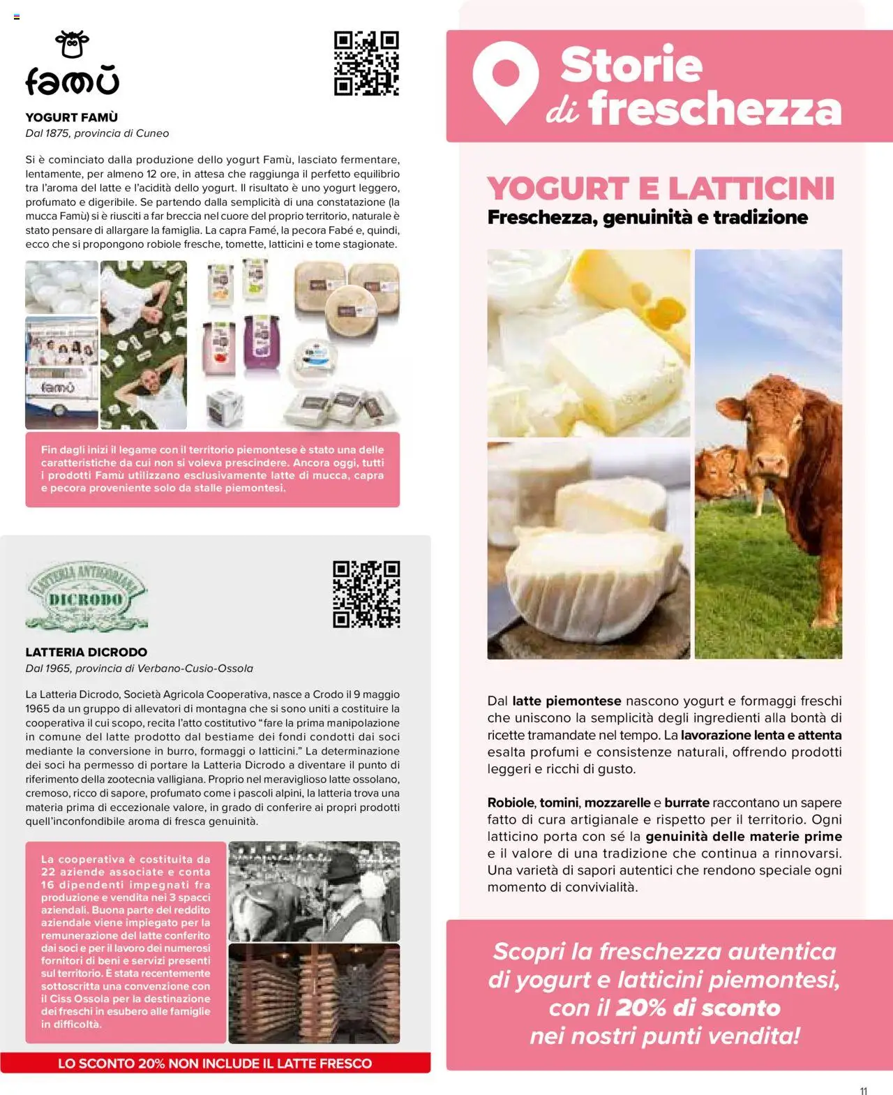 Volantino Ipercoop del 02.10.2025 | Pagina: 11 | Prodotti: Yogurt, Latte