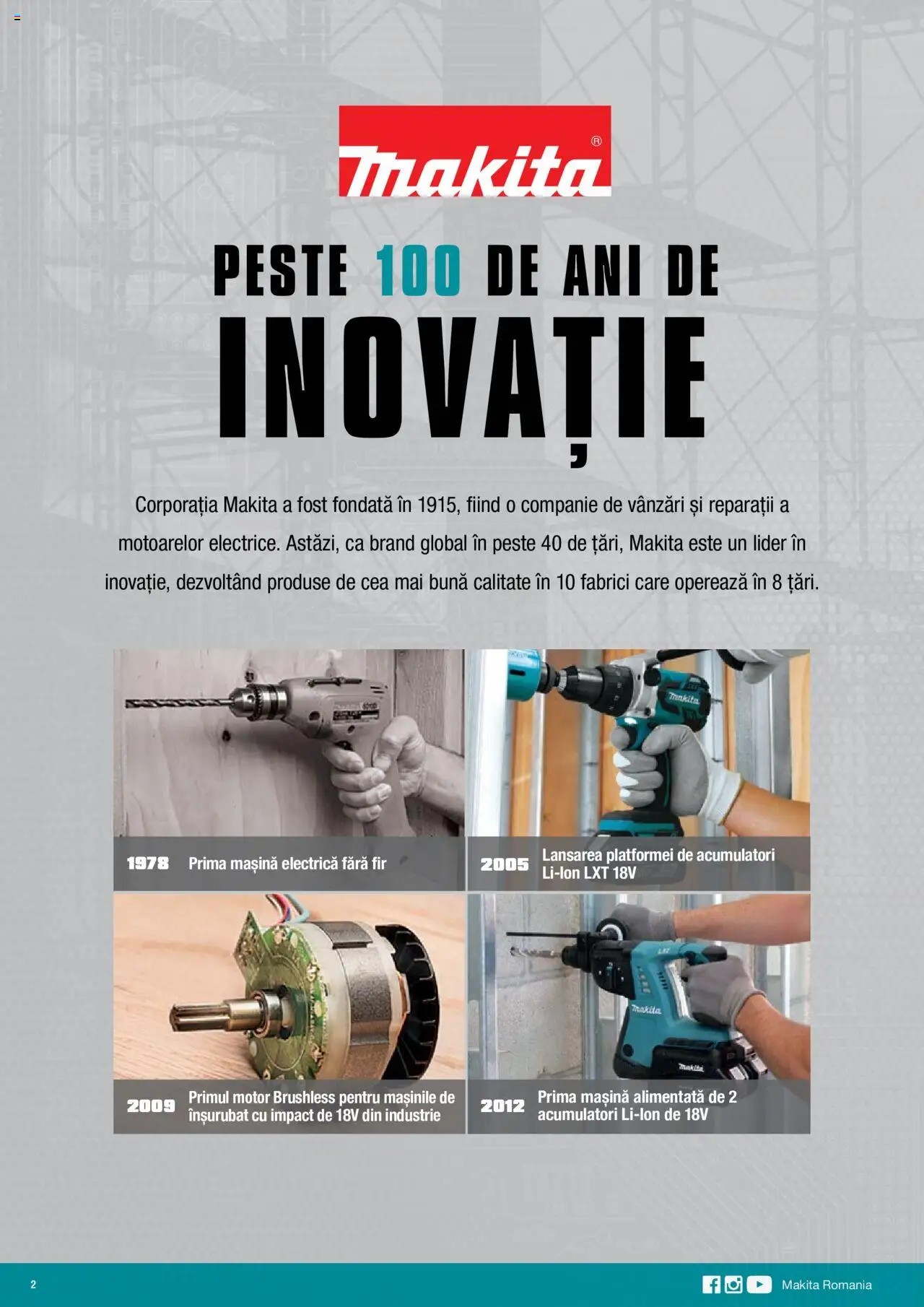 Makita catalog - Mașini cu acumulatori XGT 40Vmax / 80Vmax – valabil de la 01.02.2024 | Pagină: 2