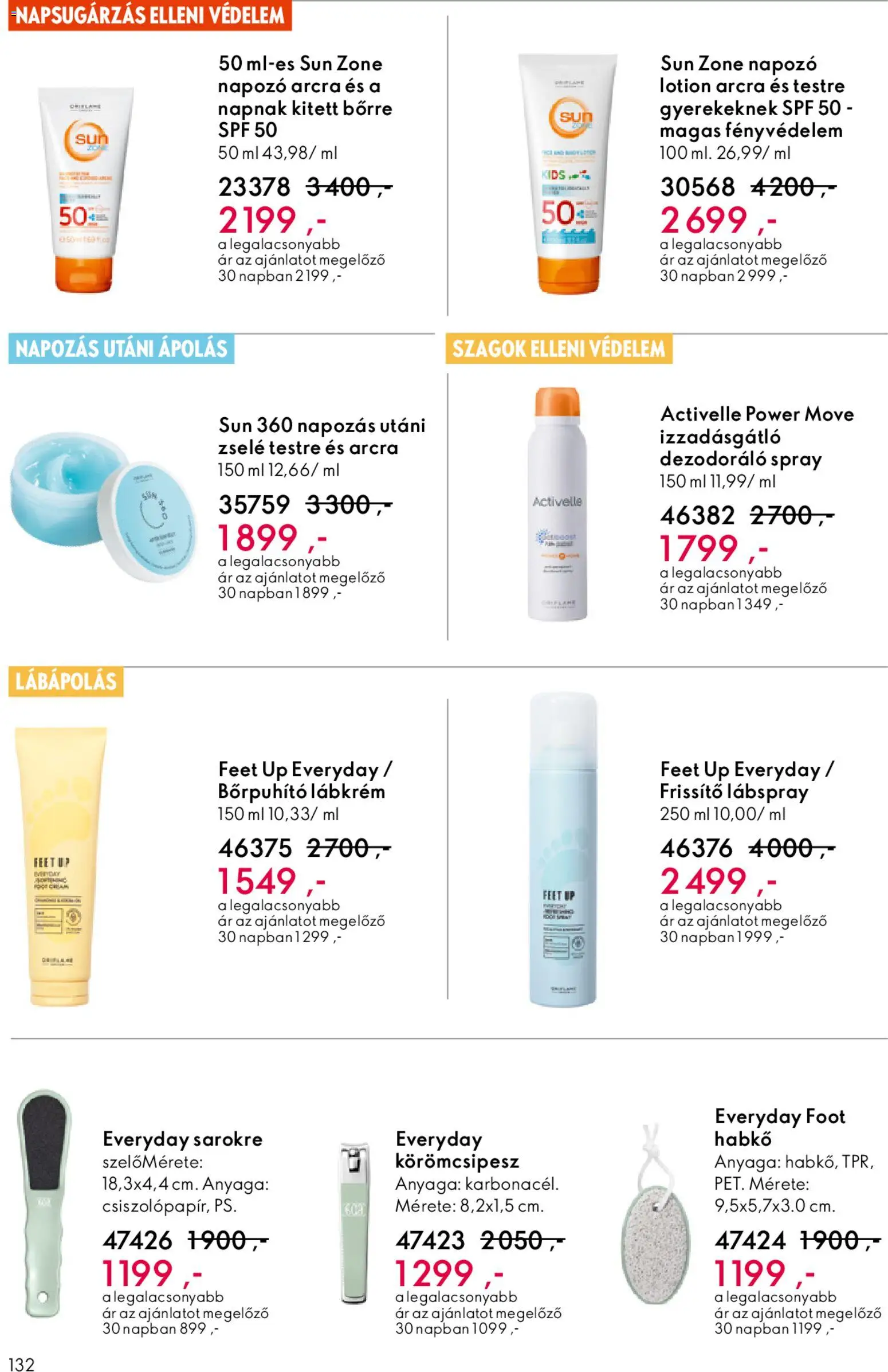 Oriflame akciós ujság - amely érvényes a következő dátumtól: 15.04.2026 | Oldal: 132 | Termékek: Izzadásgátló