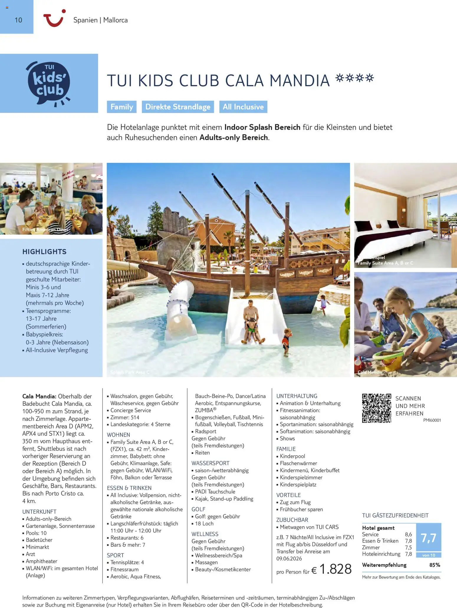 TUI Prospekt Südeuropa & Nordafrika 2026/27 – gültig ab 03.03.2026 | Seite: 10 | Produkte: Babybett, Uhr