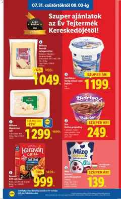 Lidl akciós ujság - amely érvényes a következő dátumtól: 31.07.2025 | Oldal: 8