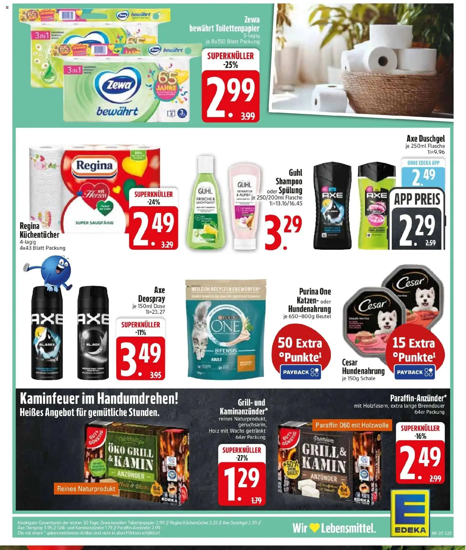 Edeka prospekt Altomünster	 (ab 26.01.2026) » Angebote Online | Seite: 27 | Produkte: Purina one, Kamin, Zewa, Duschgel