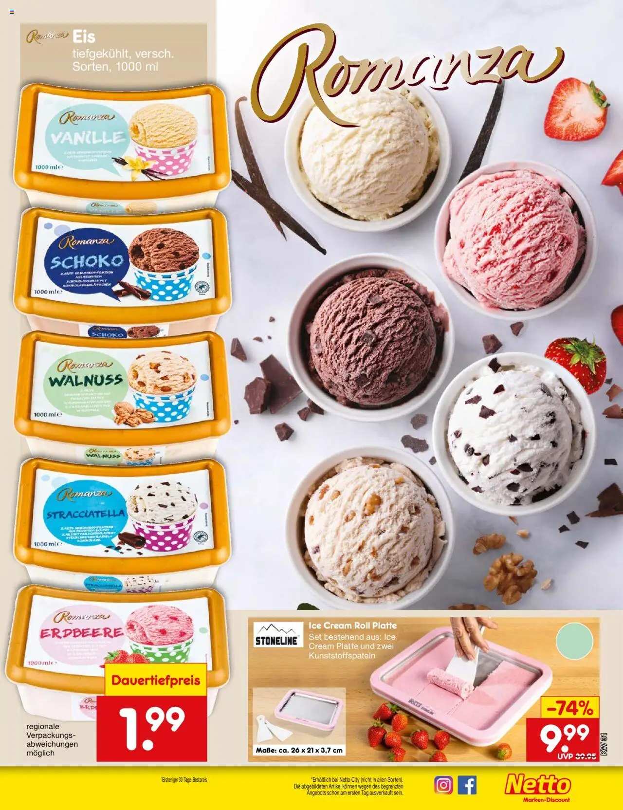 Netto Marken-Discount Prospekt 	 - gültig ab dem 28.07.2025 | Seite: 22 | Produkte: Eis