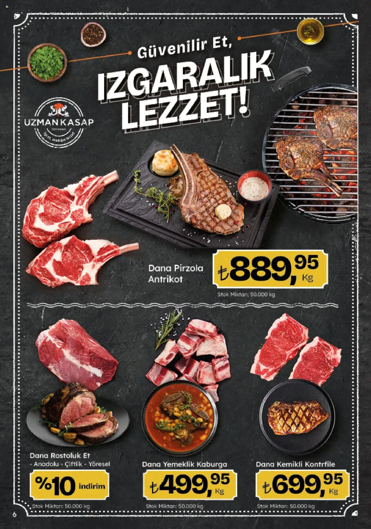 Migros Katalog - Migroskop - 07.08.2025 tarihinden itibaren geçerlidir | Sayfa: 6 | Ürünler: Pirzola