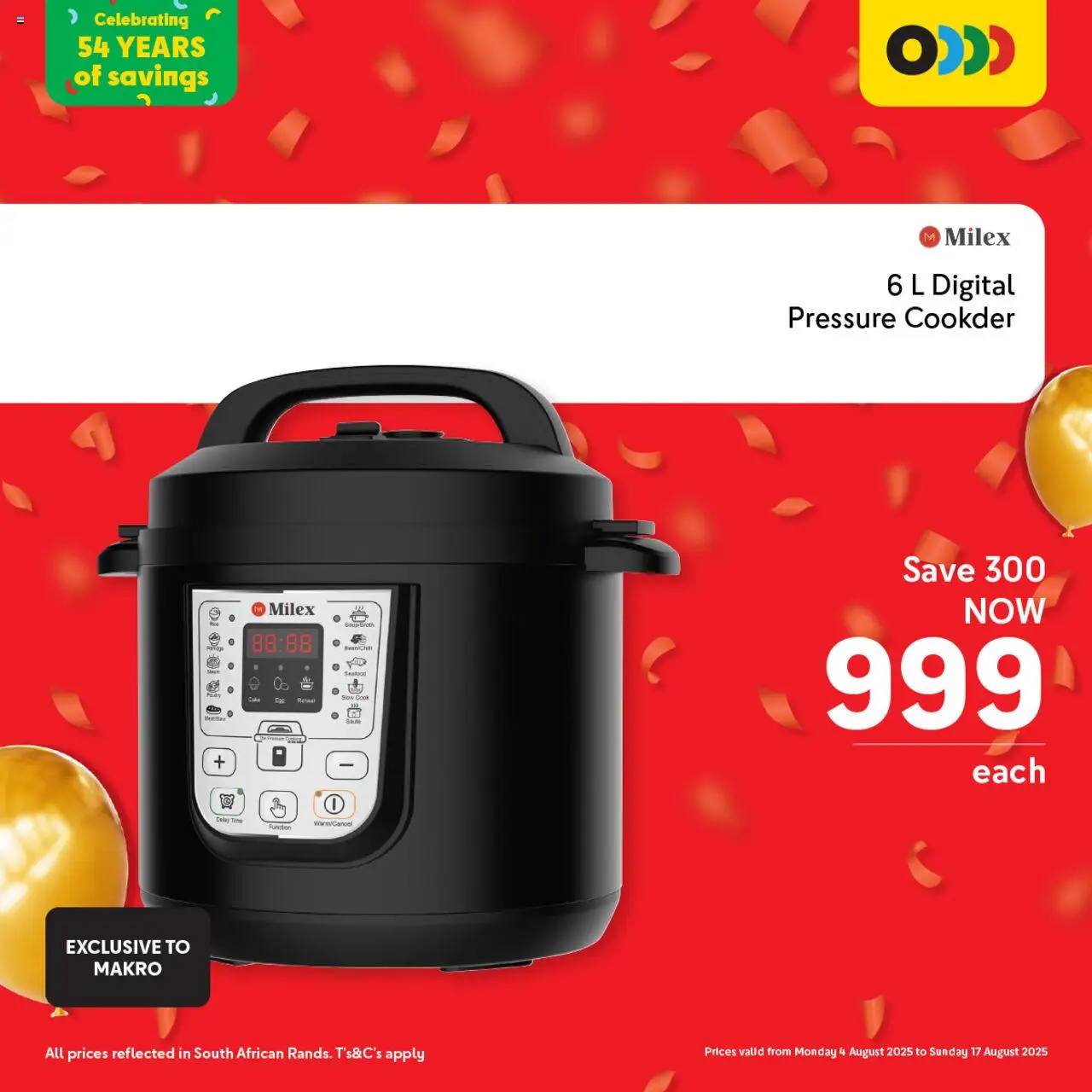 Makro Birthday Deals Kitchen │ valid from 04.08.2025 | Page: 4 | Products: Soup, Sauce