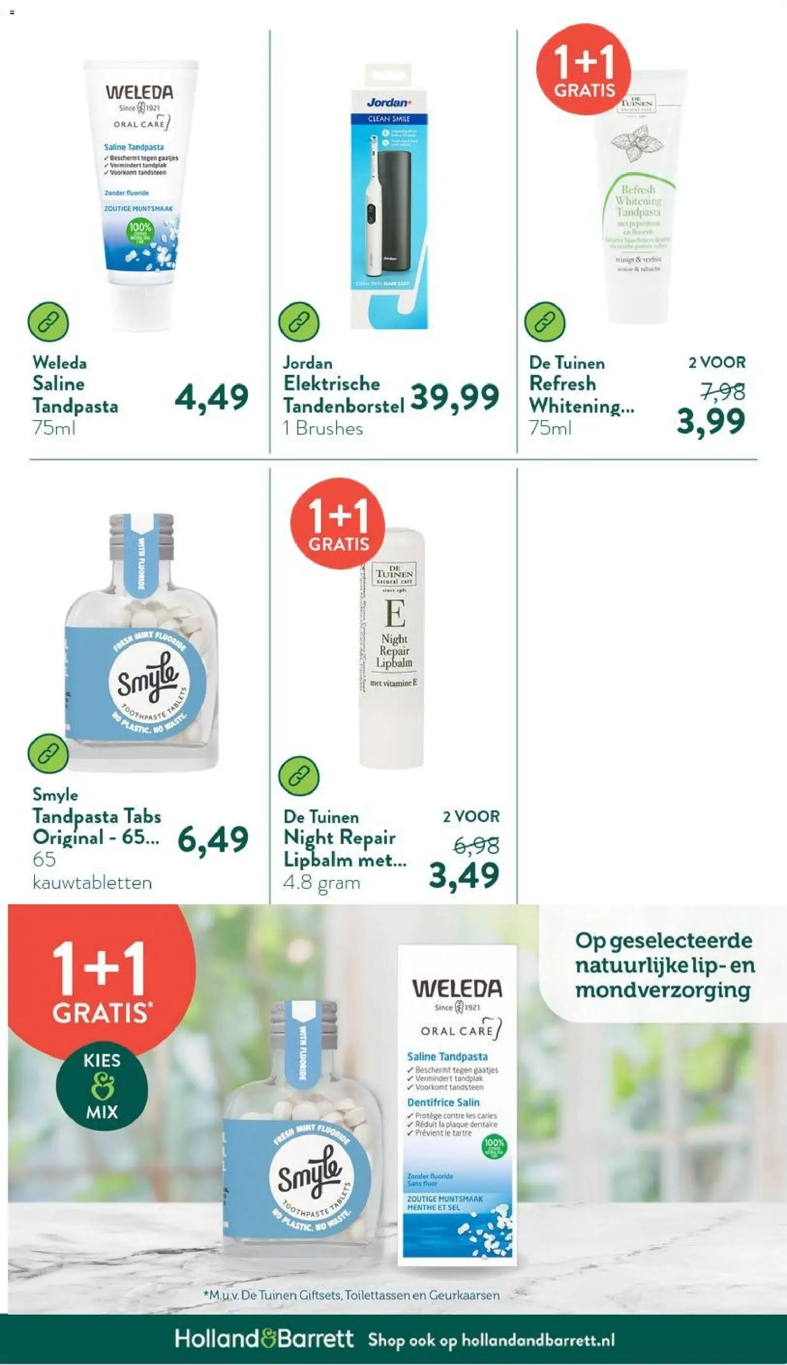 {H1} | Pagina: 19 | Producten: Tandpasta, Tandenborstel, La, Mondverzorging