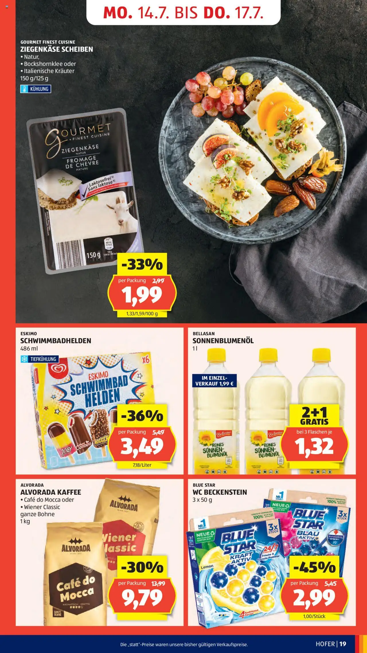 Hofer AT akciós ujság - amely érvényes a következő dátumtól: 11.07.2025 | Oldal: 21 | Termékek: WC