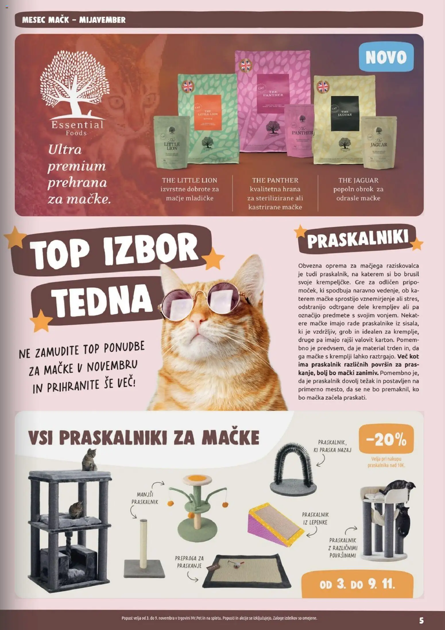Novi Mr. Pet katalog ponudbe – veljaven od 01.11.2025 | Stran: 5 | Izdelki: Preproga