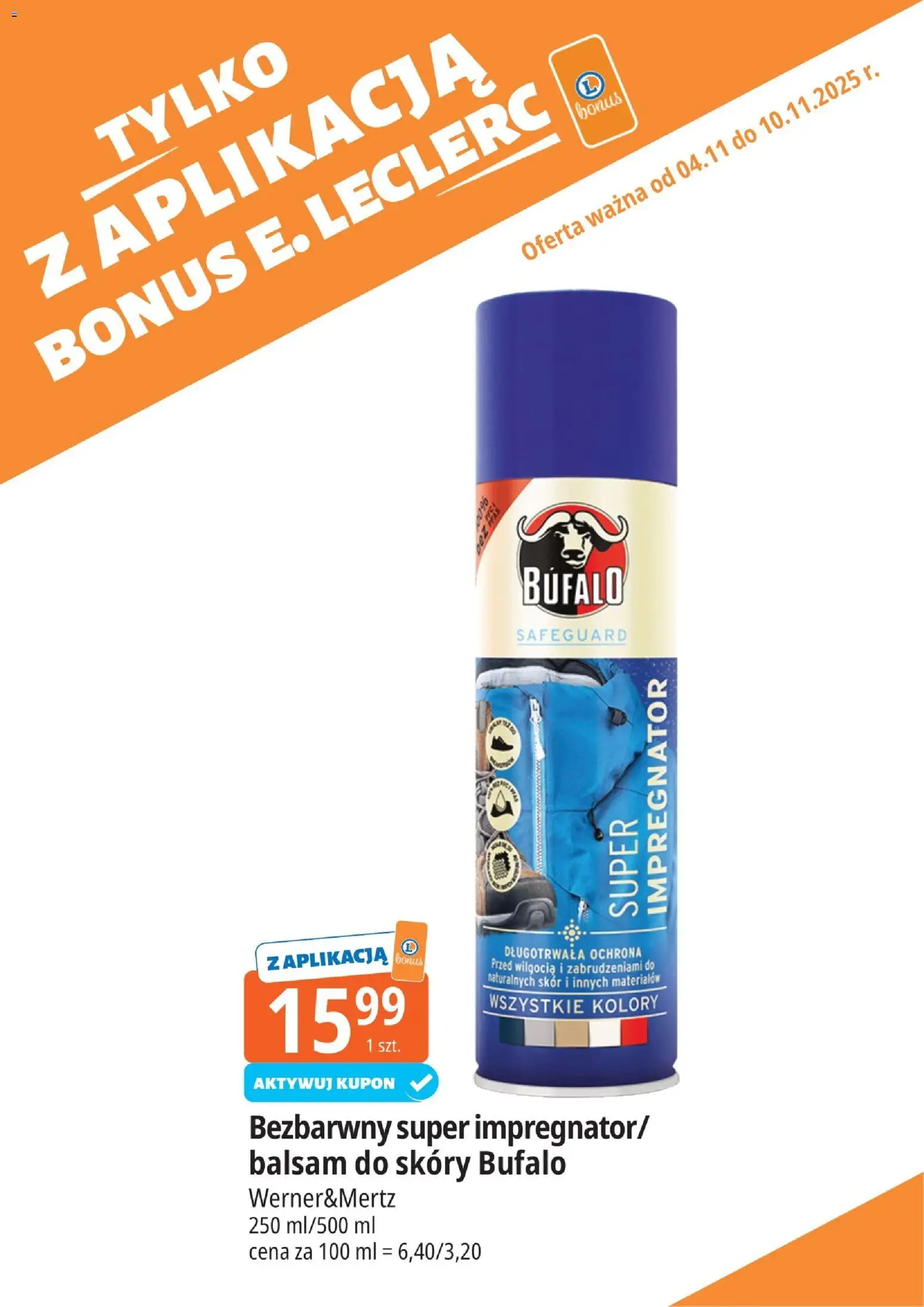 E.Leclerc Gazetka - Kupony dodatkowe od 04.11.2025 | Strona: 15