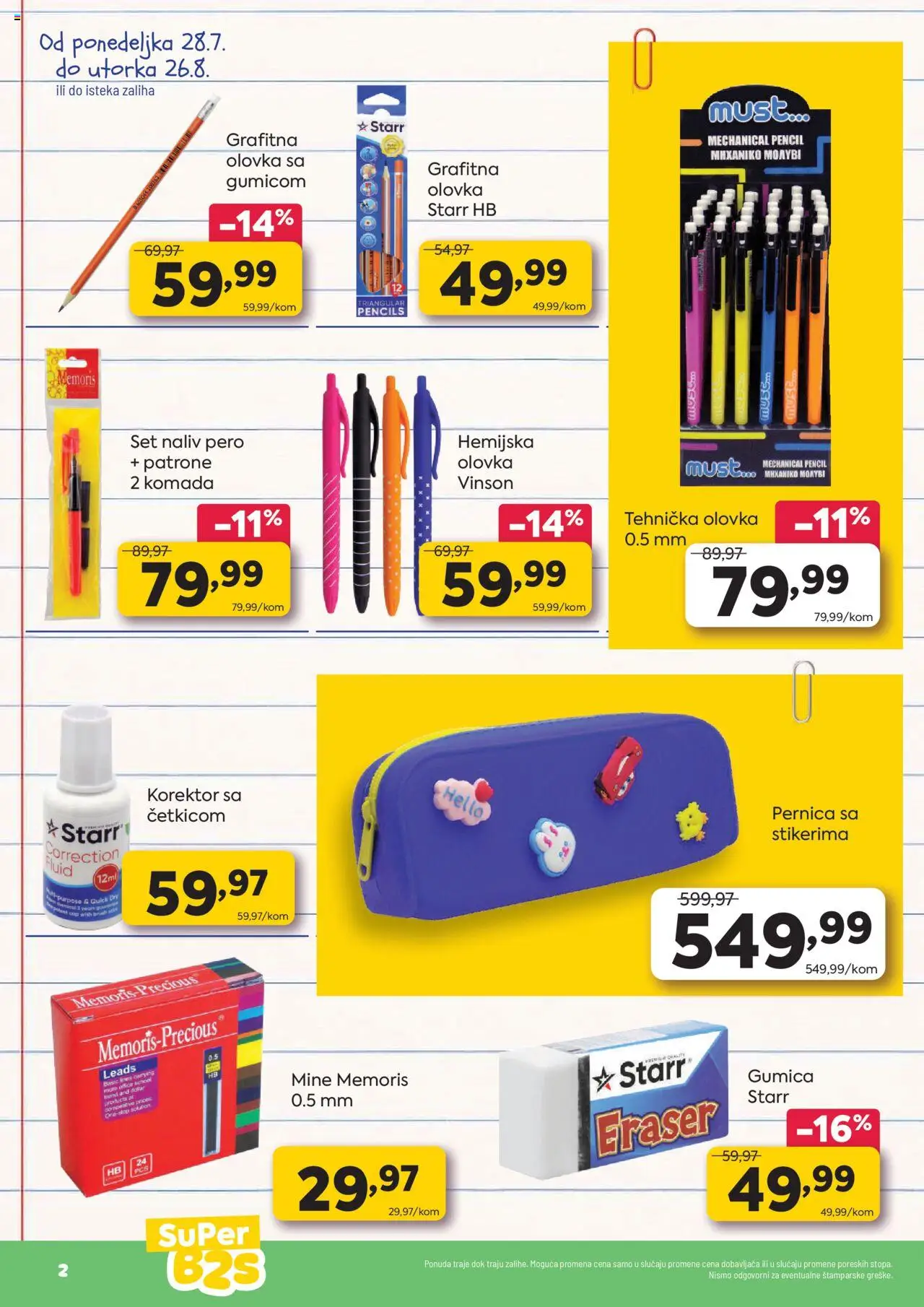 PerSu katalog - važi od 28.07.2025 | Strana: 2 | Proizvode: Korektor