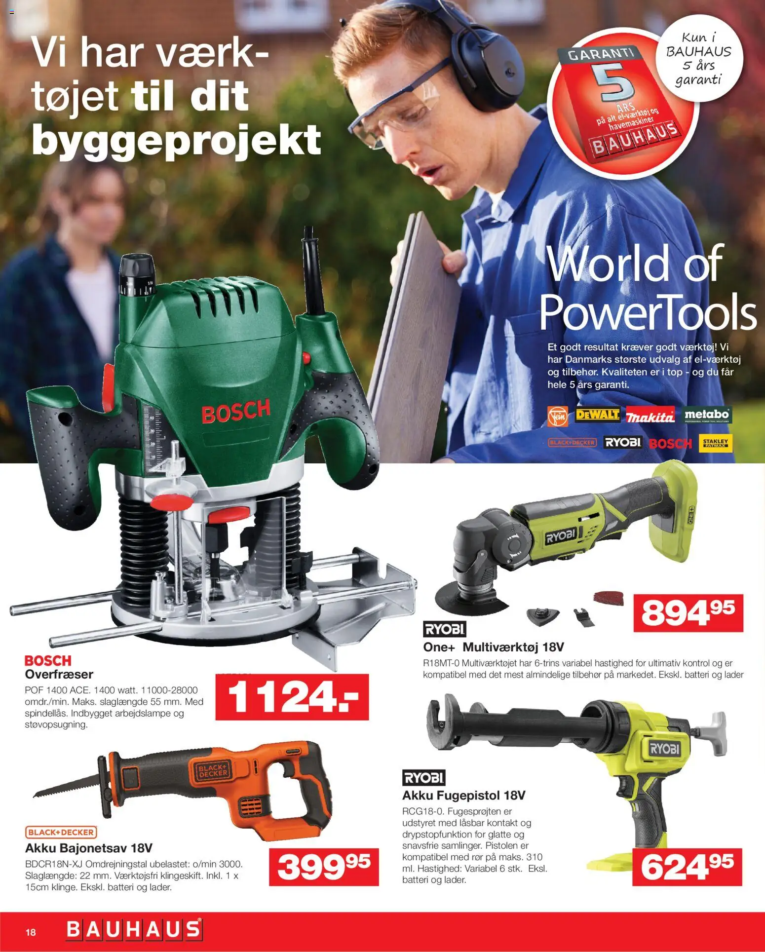 Bauhaus tilbudsavis – gyldig fra 31.10.2025 | Side: 18 | Produkter: Batteri