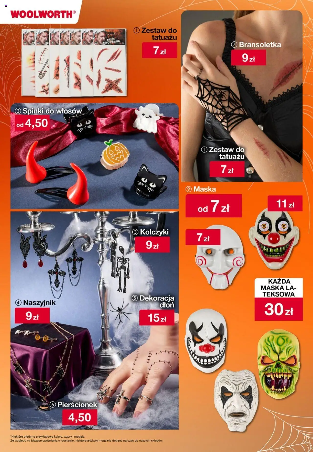 Woolworth Gazetka od 03.10.2025 | Strona: 49 | Produkty: Naszyjnik, Bransoletka, Pierścionek, Maska