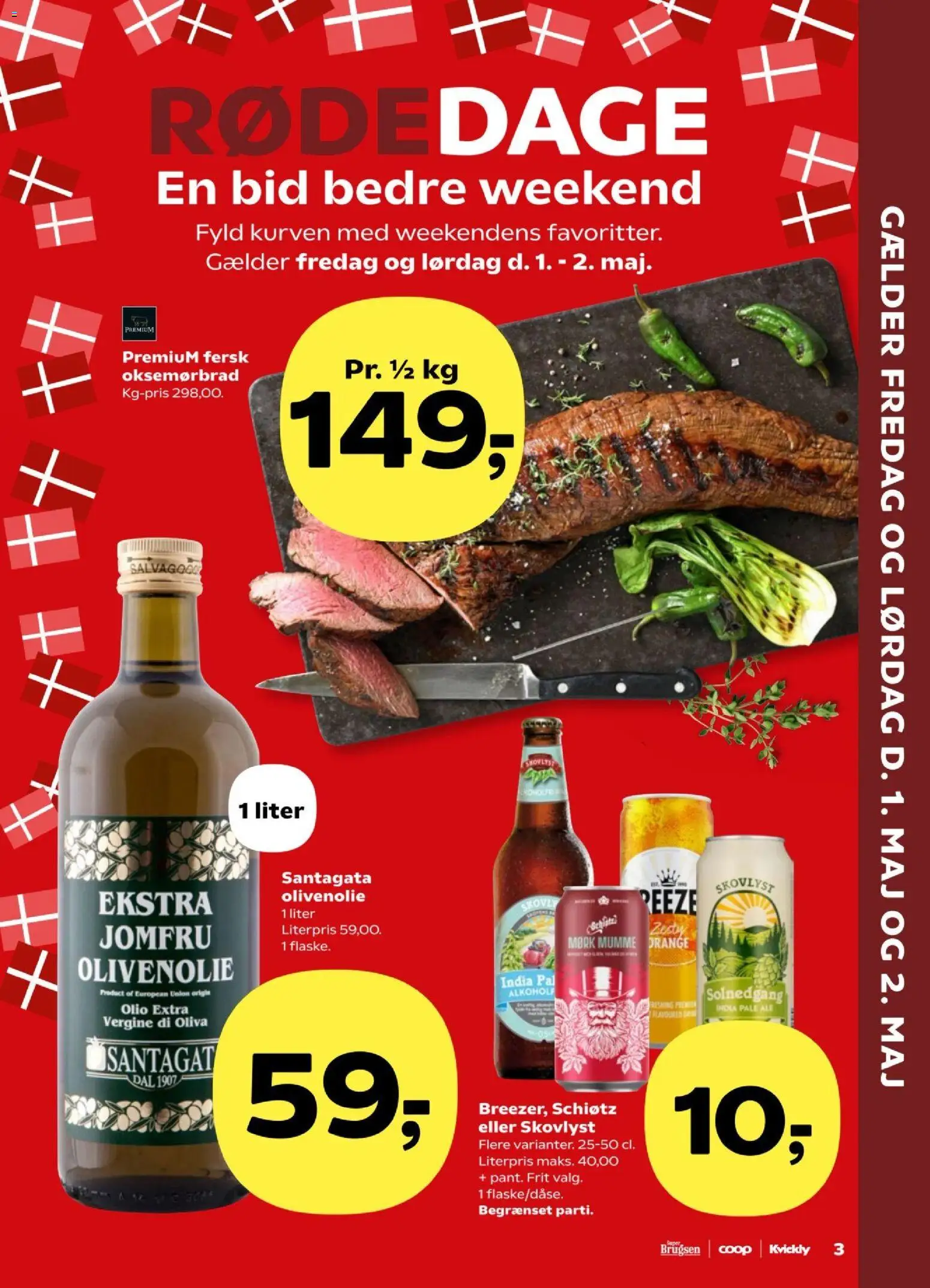 Super Brugsen tilbudsavis – gyldig fra 01.05.2026 | Side: 3 | Produkter: Olivenolie