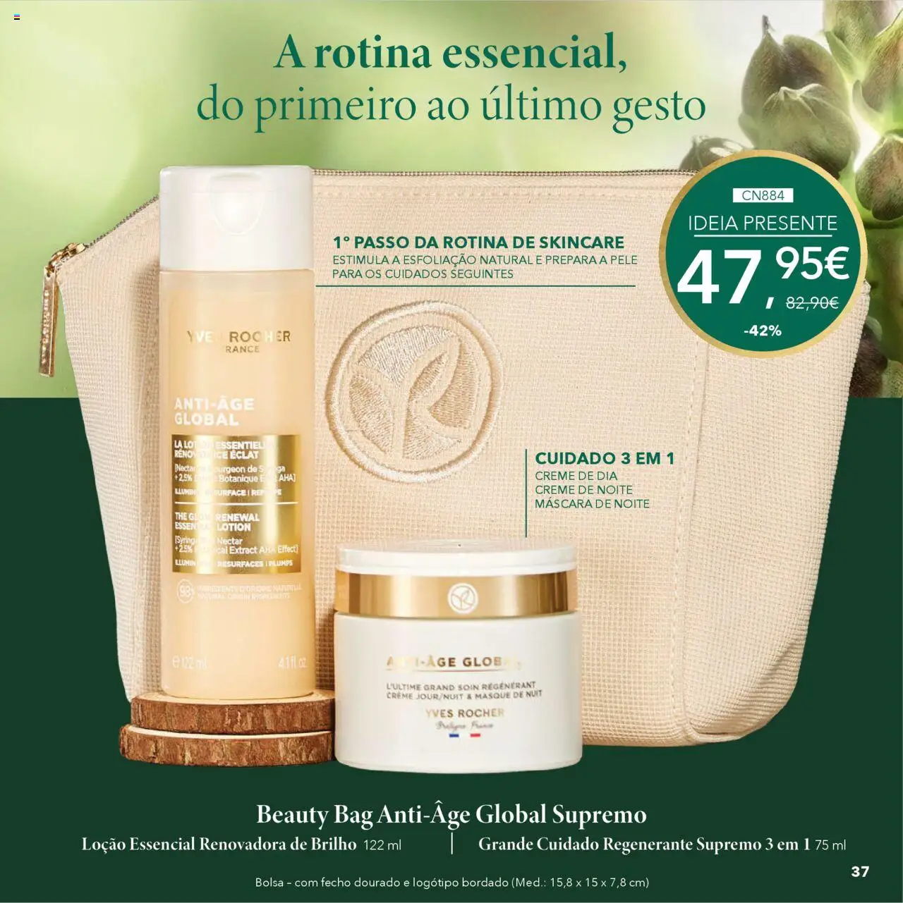 Yves Rocher Natal │ válido de 17.10.2025 | Página: 37 | Produtos: Bolsa, Creme