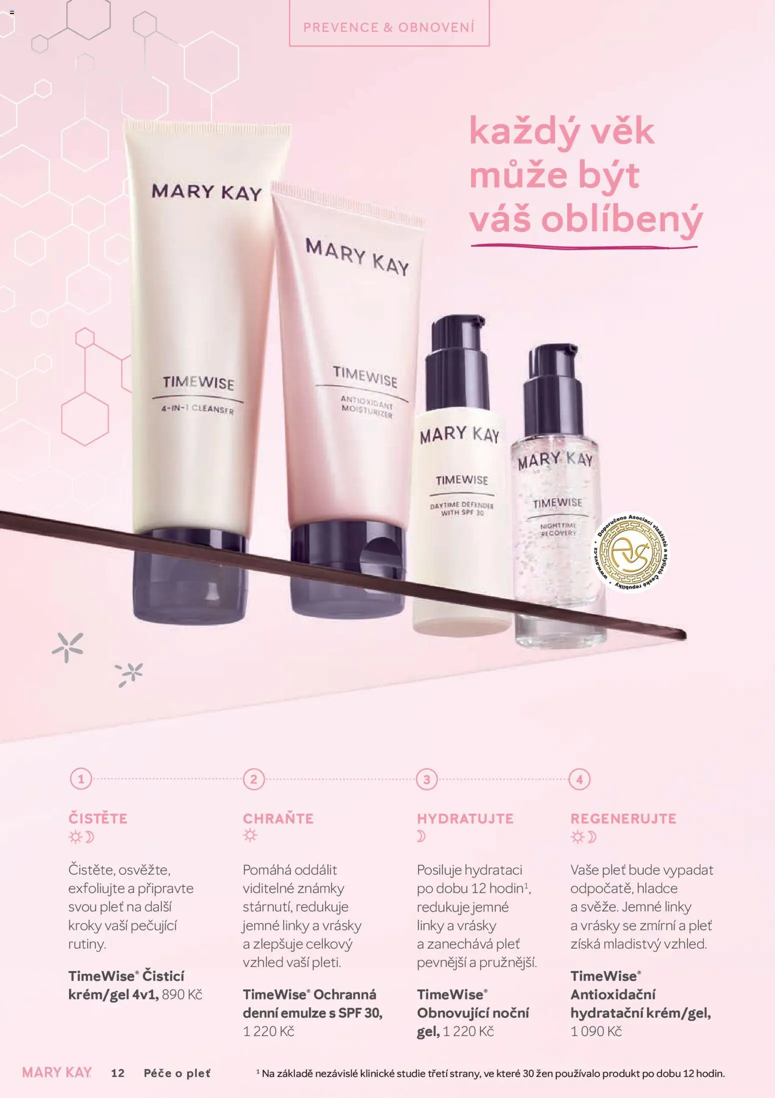 Mary Kay kniha o kráse od 01.01.2026 | Strana: 12 | Produkty: Známky
