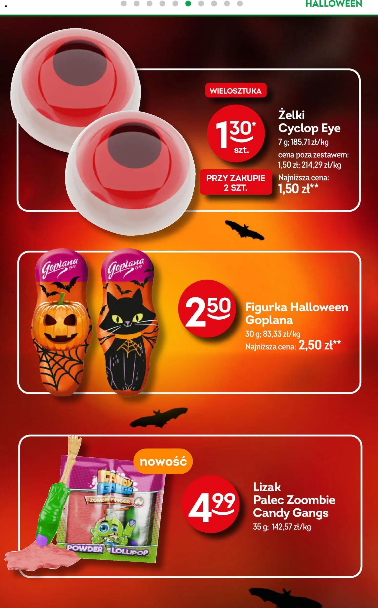 Żabka Gazetka od 22.10.2025 | Strona: 9 | Produkty: Żelki