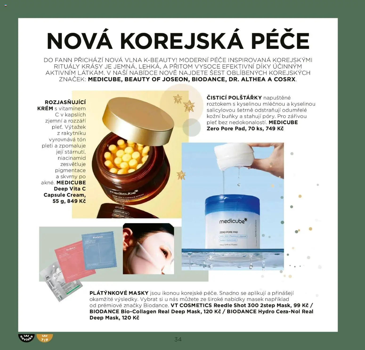 FAnn katalog Vánoce 2025 od 30.10.2025 | Strana: 34 | Produkty: Polštářky, Krém, Panthenol