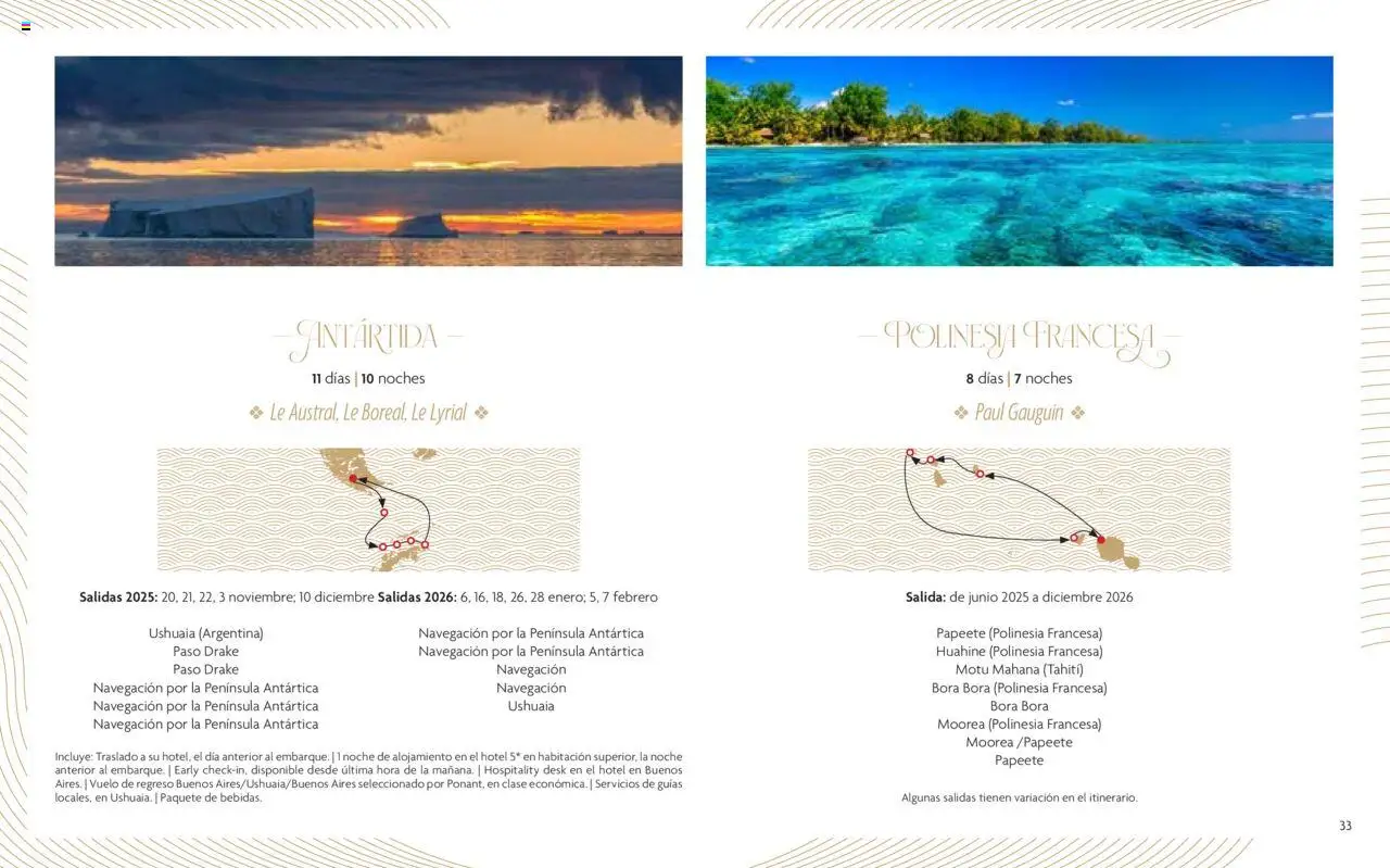 Viajes El Corte Inglés Cruceros de lujo │ válido desde el 01.01.2025 | Página: 34 | Productos: Navegación