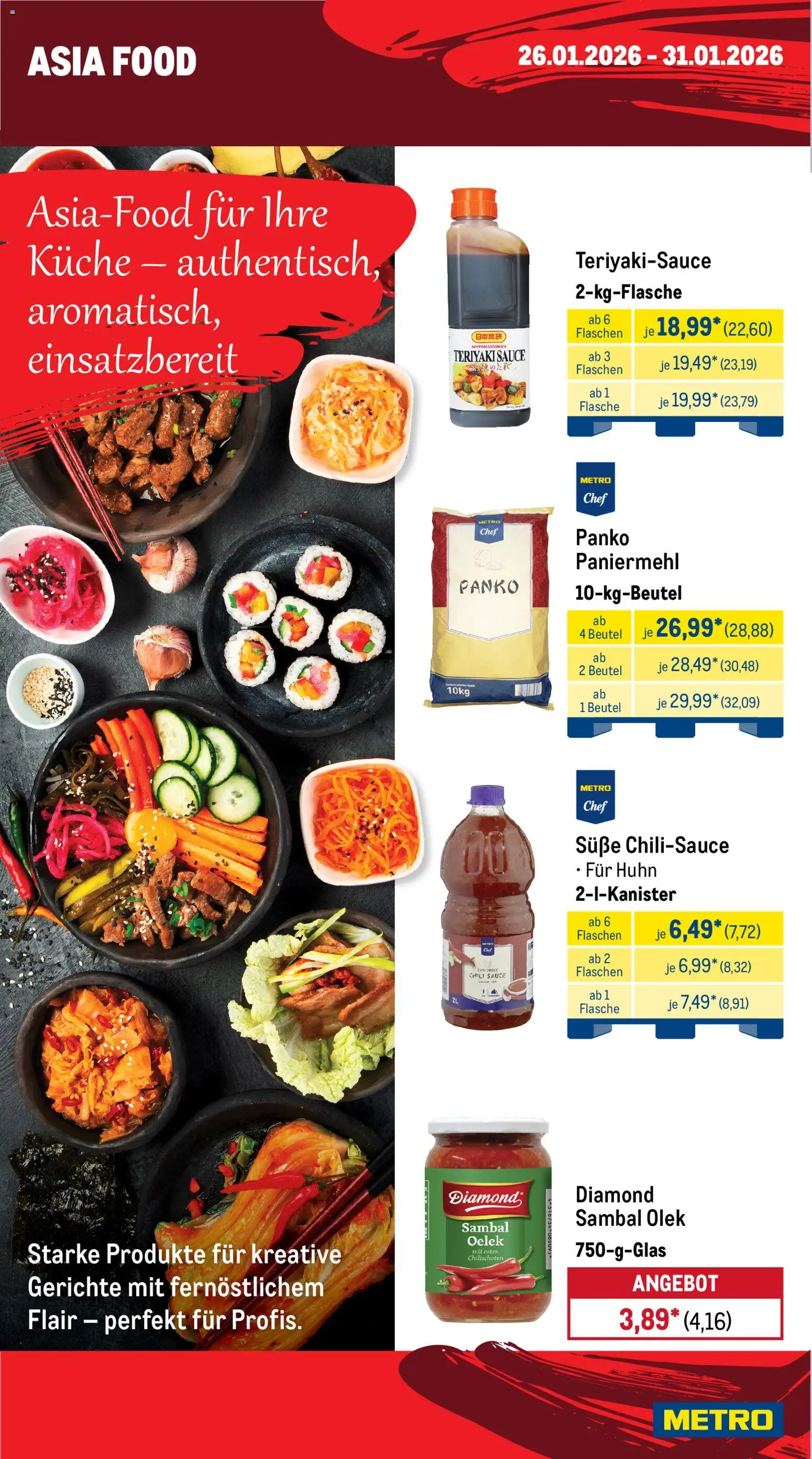 Metro Wochen-Angebote Gastro – gültig ab 26.01.2026 | Seite: 14 | Produkte: Küche, Chili
