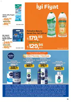 26.02.2026 tarihinden itibaren geçerli olan Migros kataloğu önizlemesi | Sayfa: 95 | Ürünler: Banyo, Duş, Tıraş köpüğü, Duş jeli