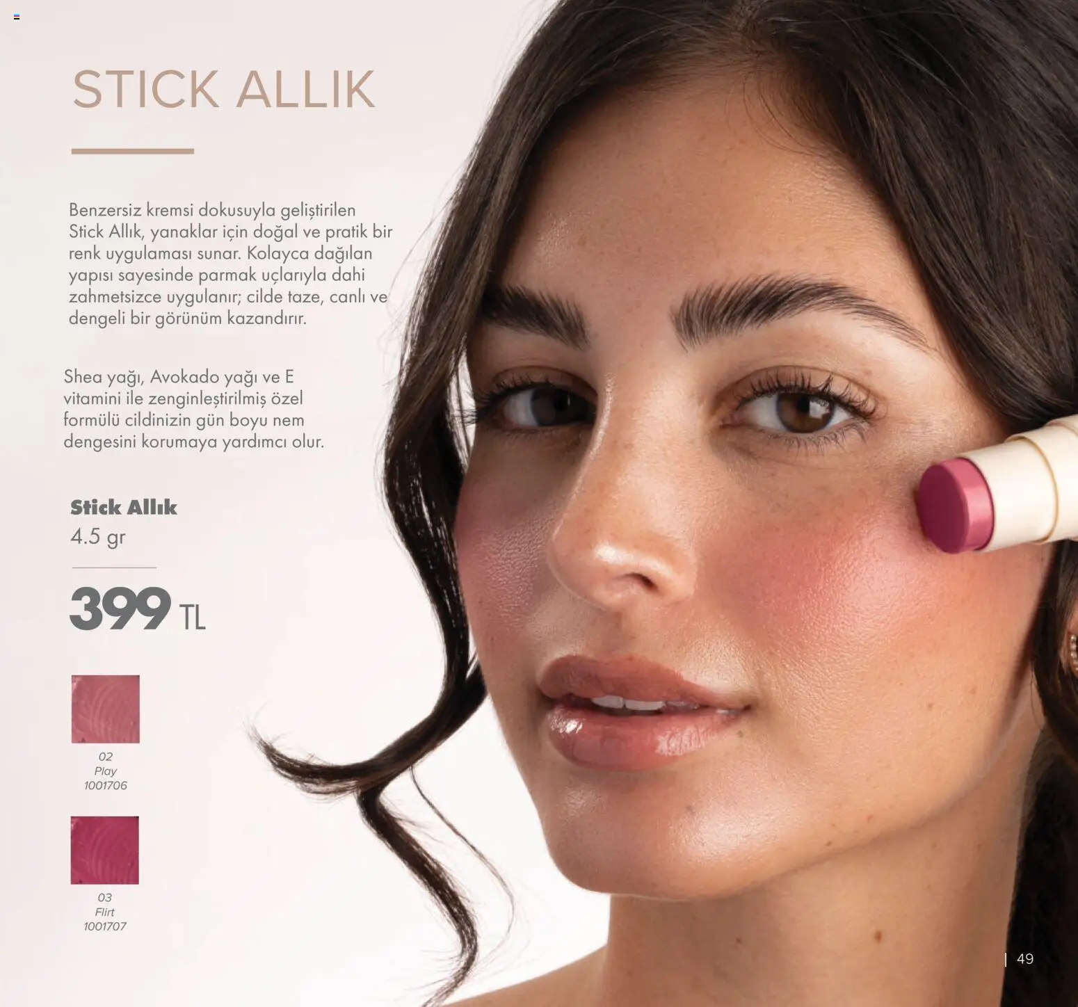 Farmasi Katalog - 01.01.2026 tarihinden itibaren geçerlidir | Sayfa: 49 | Ürünler: Allık, Avokado