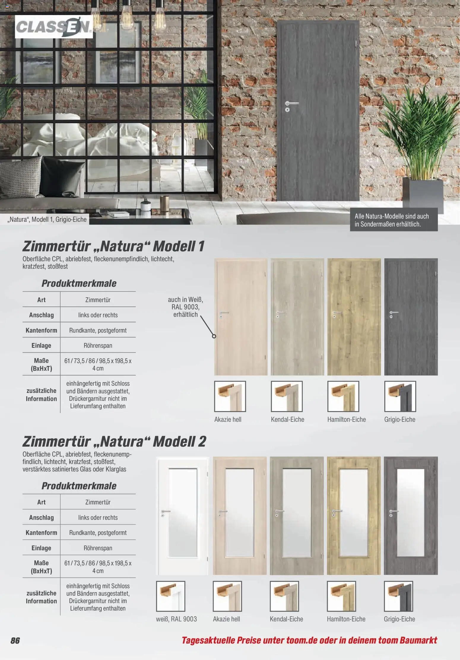 Toom Baumarkt Baustoffe & Bauelemente 2026 – gültig ab 20.02.2026 | Seite: 86