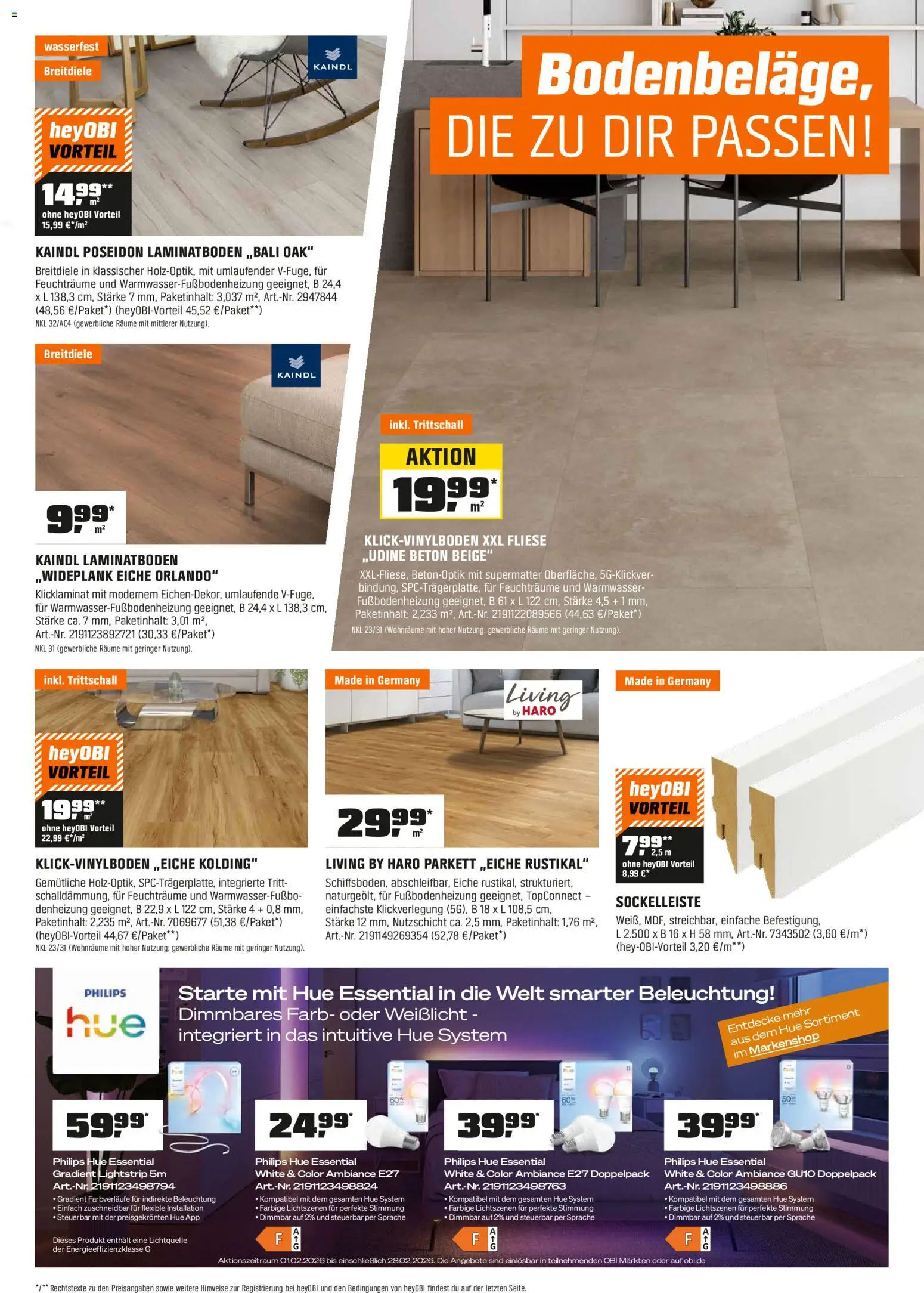 Obi Prospekt 	 – gültig ab 30.01.2026 | Seite: 8 | Produkte: Philips