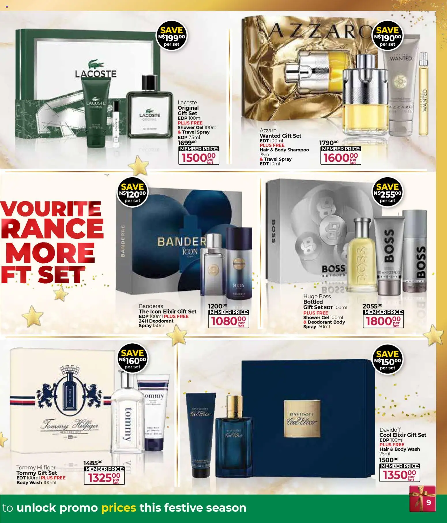 New Dis-Chem catalogue – valid from 29.10.2025 | Page: 9 | Products: Shower, Shampoo, Deodorant, Body wash