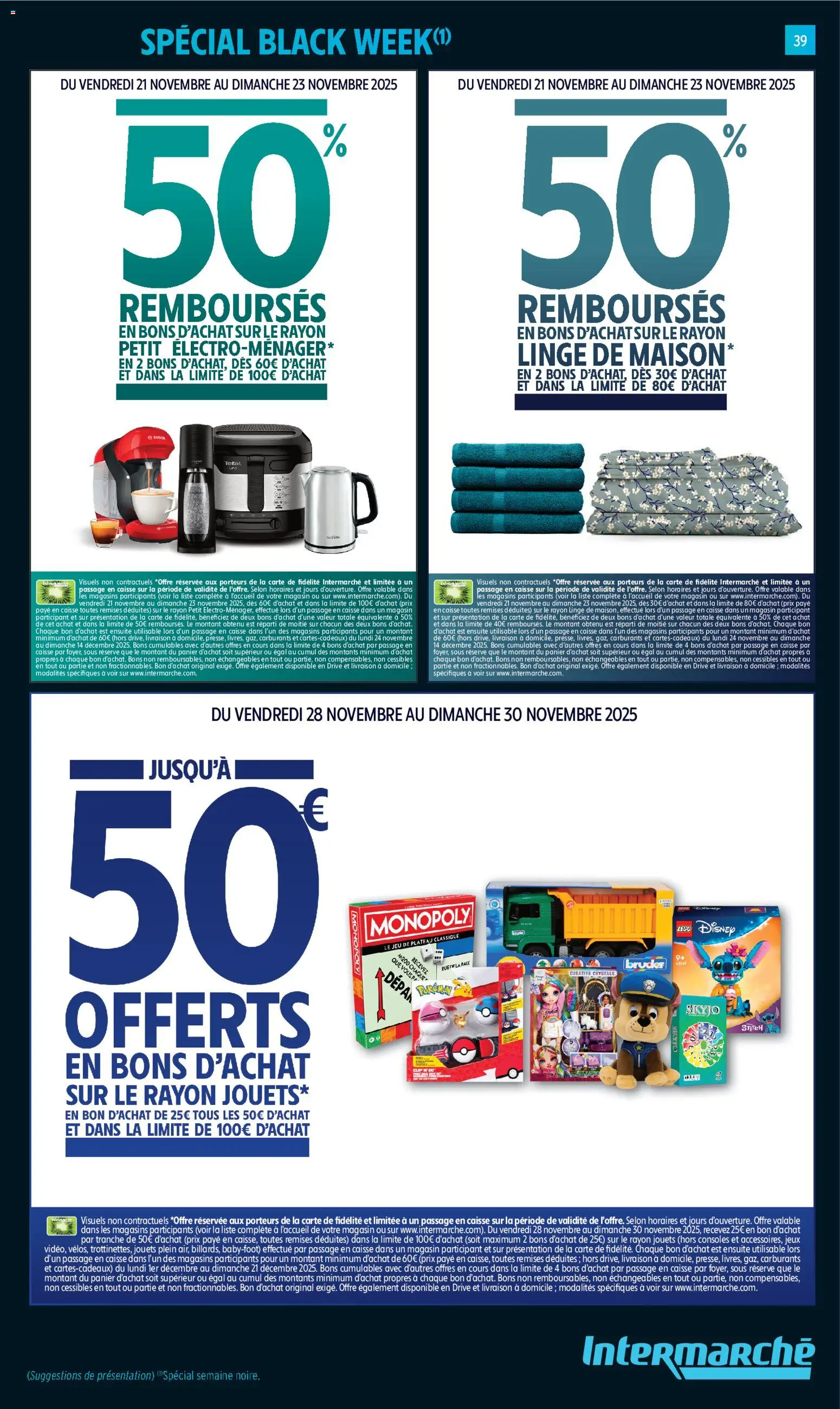 {H1} | Page: 39 | Produits: Légo, Skyjo, Tefal, Jeux