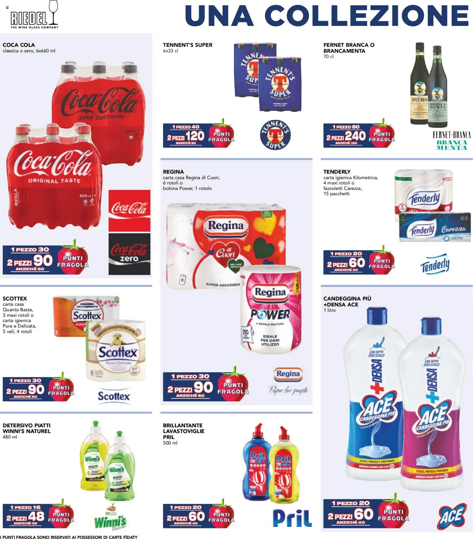 Volantino Esselunga S del 23.10.2025 | Pagina: 27 | Prodotti: Tennent's, Carta igienica, The, Coca Cola