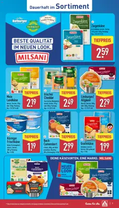 Aldi Prospekt 	 - gültig ab dem 25.08.2025 | Seite: 7 | Produkte: Käse, Ziegenkäse, Frischkase