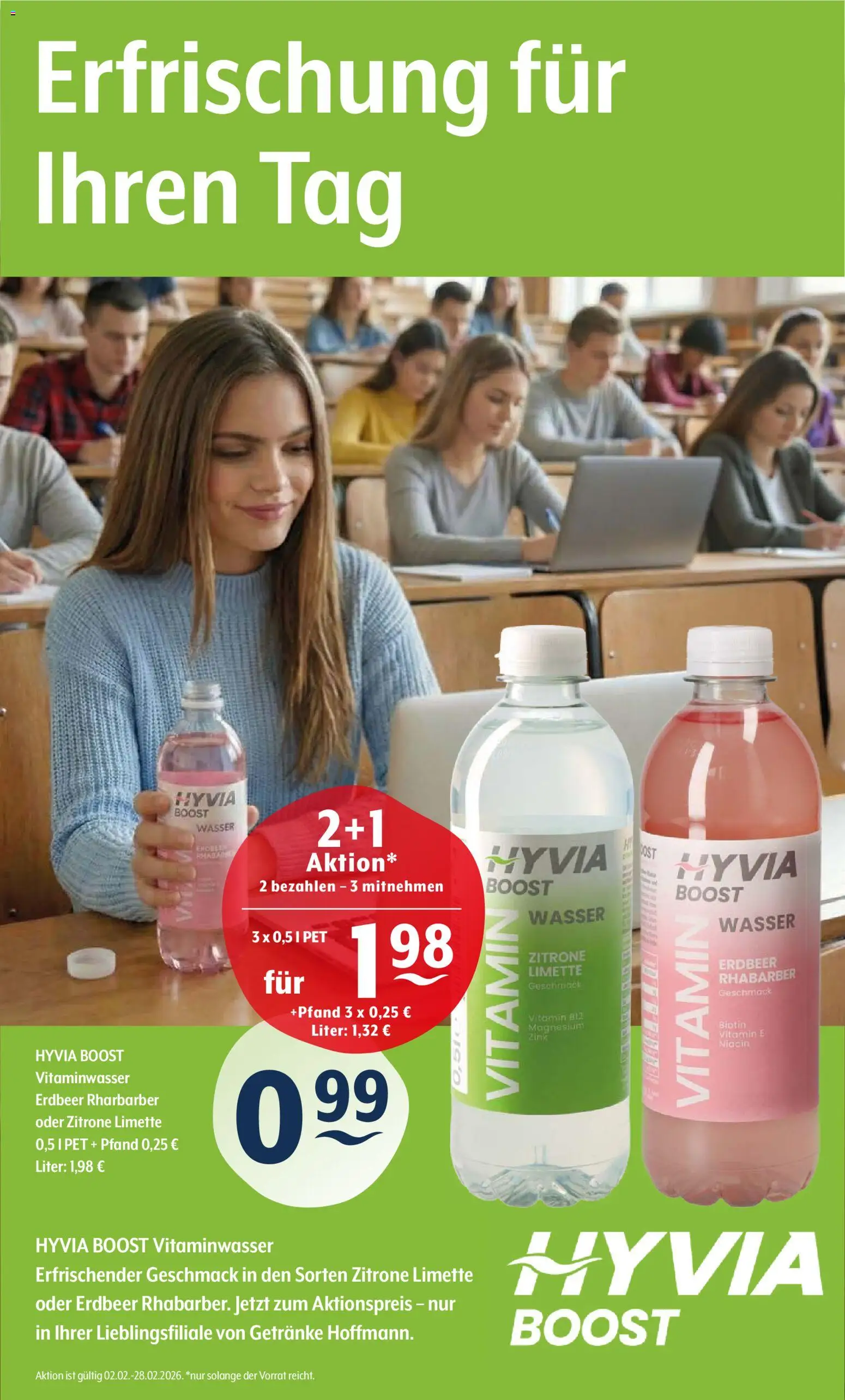 Trink und Spare Prospekt – gültig ab 16.02.2026 | Seite: 11 | Produkte: Wasser, Zitrone, Limette, Rhabarber